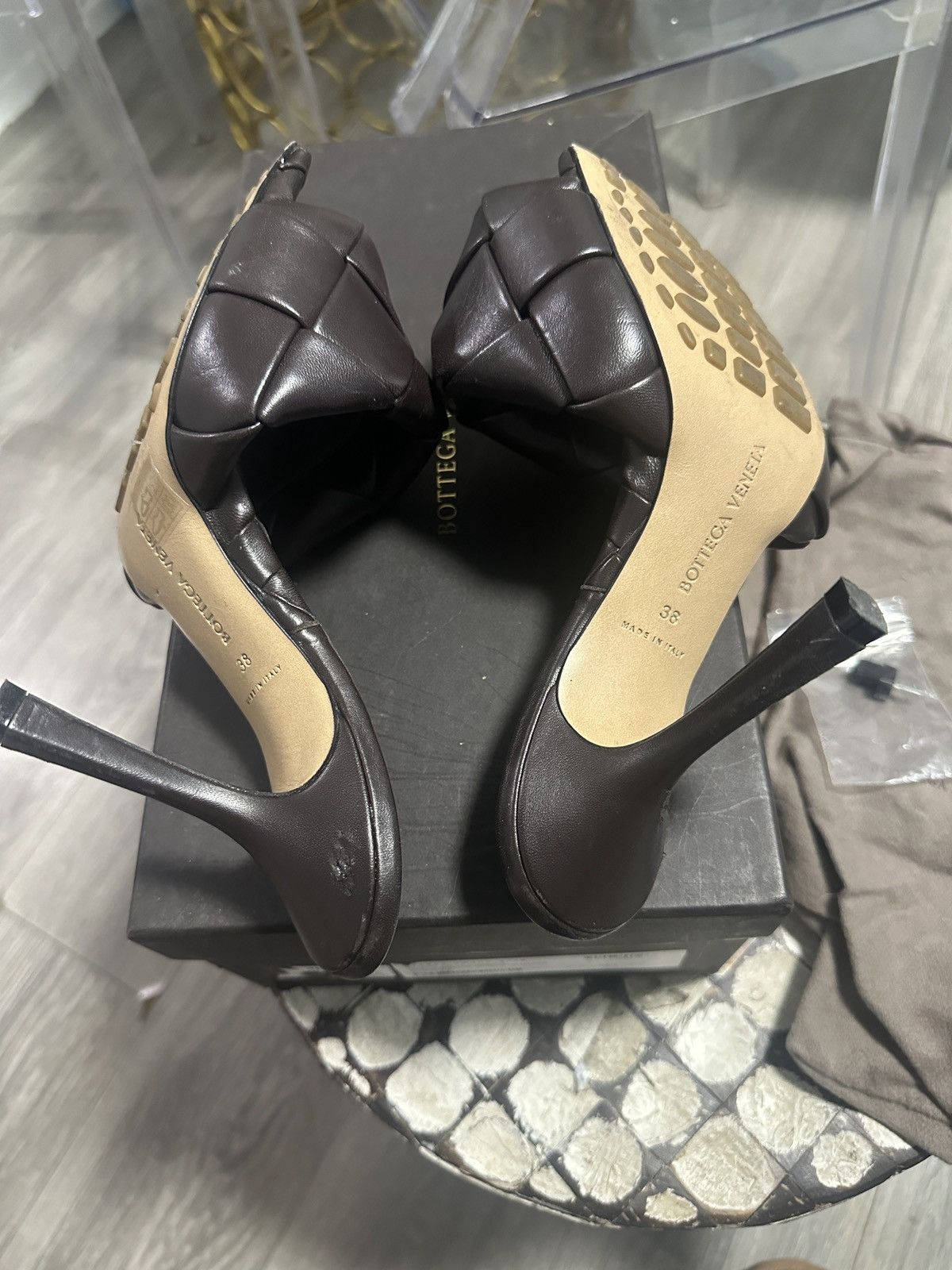 Bottega Veneta Bottega Veneta . Mules Size US 8 / IT 38 - 7 Thumbnail