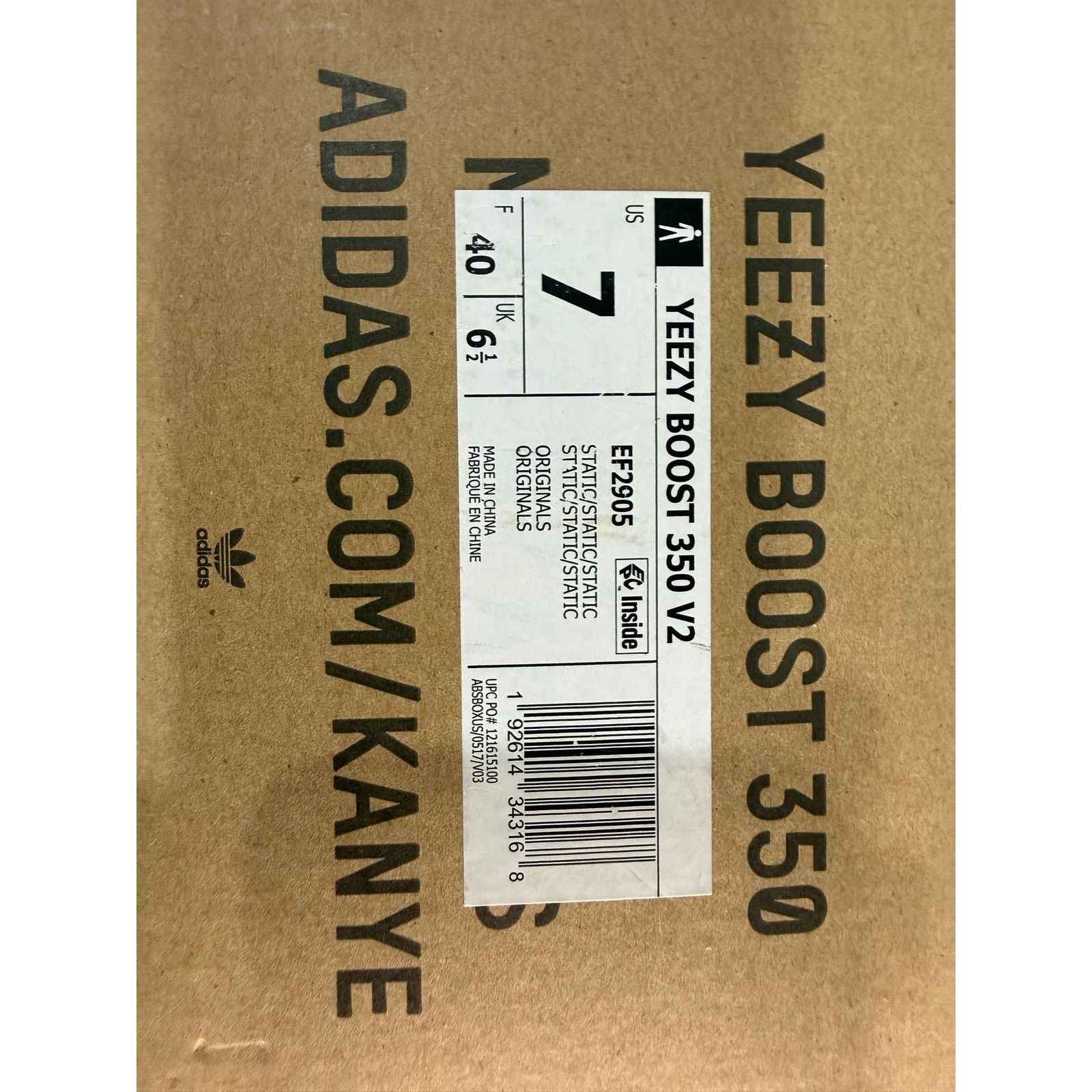 Adidas × Yeezy Adidas Yeezy Boost 350 V2 Static (Non-Reflective) Size 7 Size US 7 / EU 40 - 10 Thumbnail