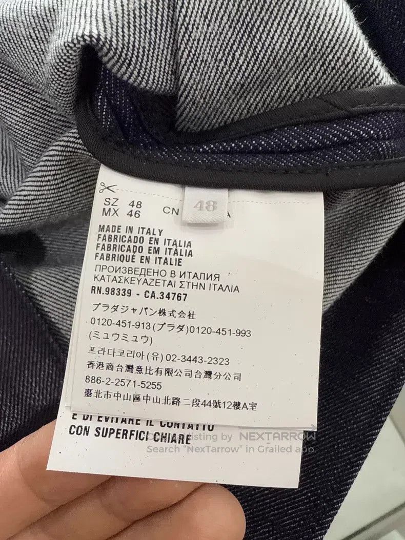 Prada Prada Triangle logo denim jacket Size US M / EU 48-50 / 2 - 4 Thumbnail