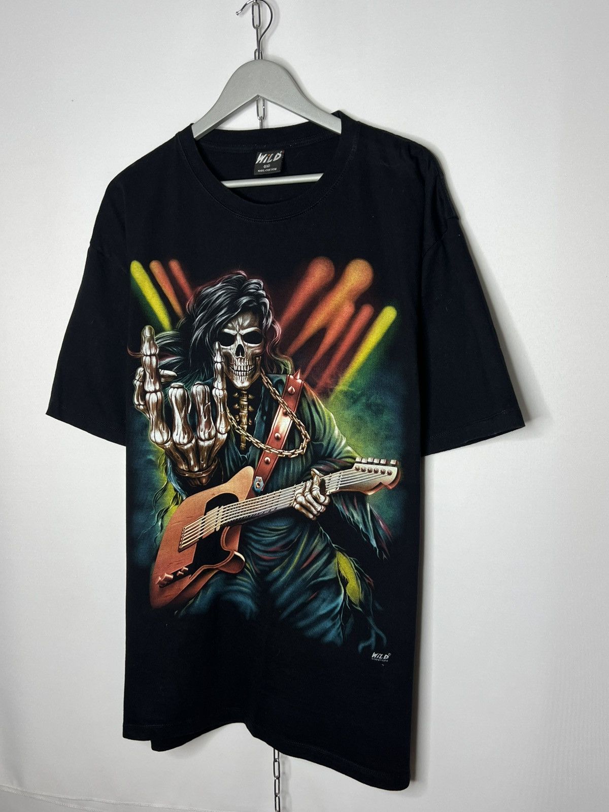 Band Tees Vintage Wild Rare Scull Rock Rap Tee T-Shirt Short Sleeve Size US XXL / EU 58 / 5 - 3 Thumbnail