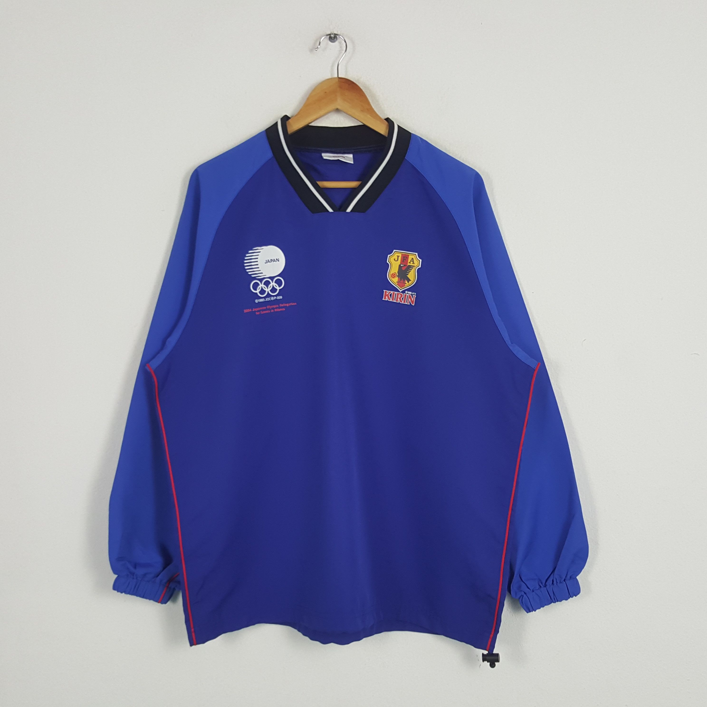Japanese Brand × USA Olympics × Vintage Vintage Kirin Japan Olympic 2004 Sport Style Sweatshirt Size US XL / EU 56 / 4 - 1 Thumbnail