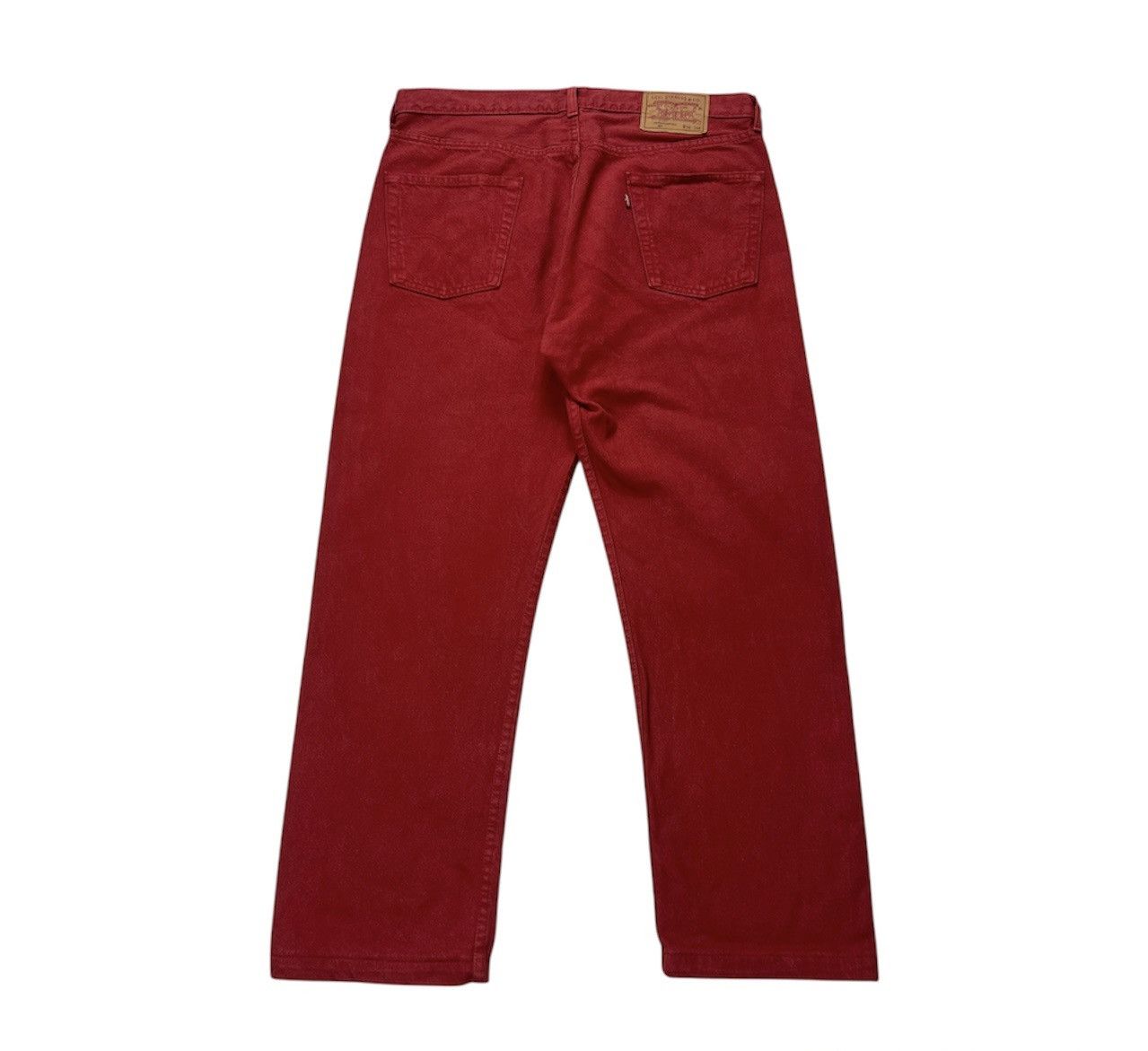 Levi's Vintage 90s Levi’s 501 red denim classic devil jeans pants Size US 38 / EU 54 - 1 Thumbnail