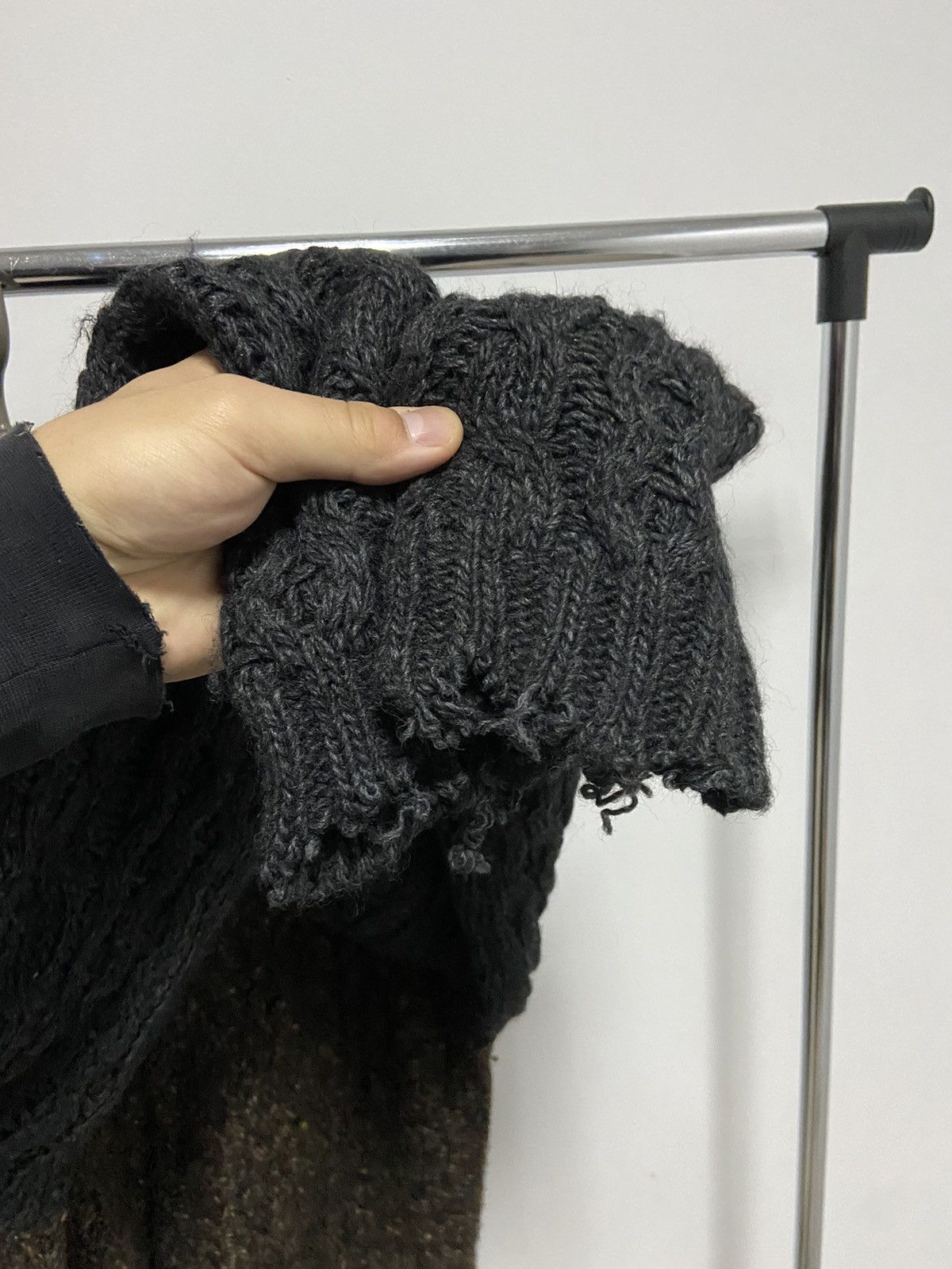 Diesel × Vintage Diesel distressed sweater avant garde vintage style Size US L / EU 52-54 / 3 - 10 Thumbnail
