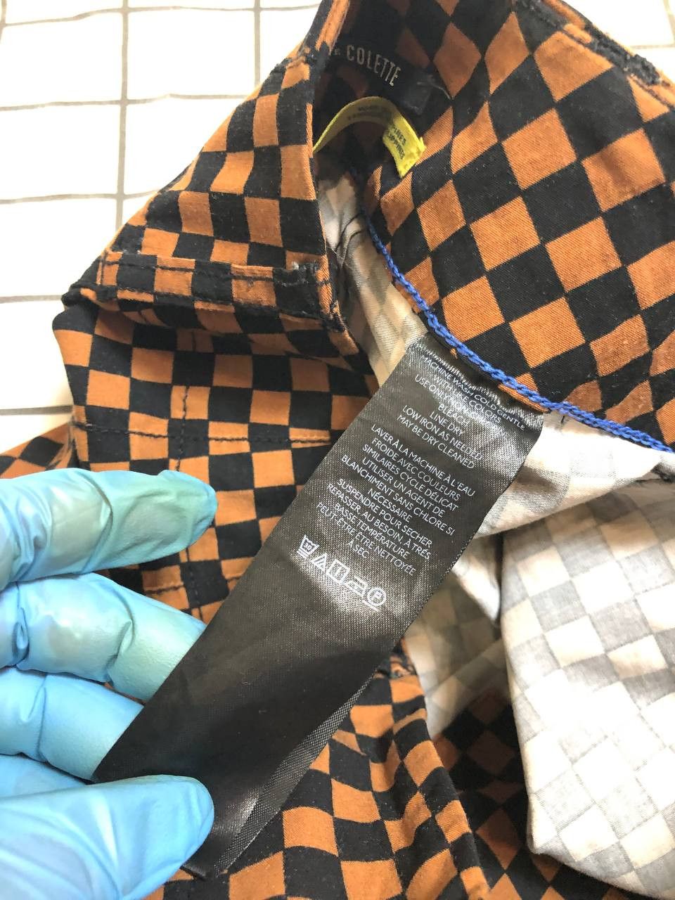 Other Maeve by Anthropologie Orange Brown and Black Checkered the Size US 26 / EU 42 - 14 Thumbnail