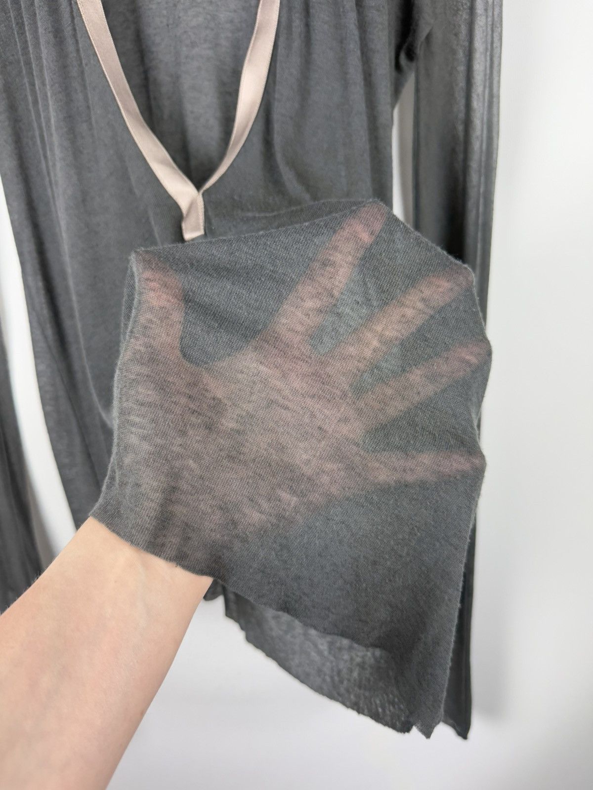 Haider Ackermann Haider Ackermann Transparent Lightweight Sweater Pullover Size XS / US 0-2 / IT 36-38 - 12 Thumbnail