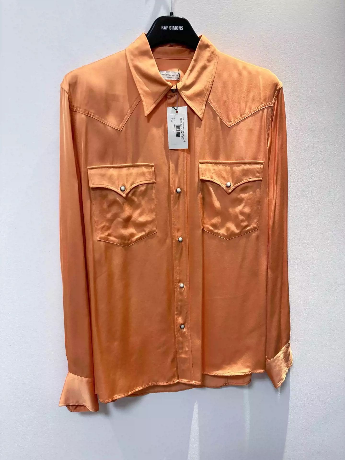 Dries Van Noten Dries Van Noten turquoise button shirt Size US M / EU 48-50 / 2 - 1 Thumbnail