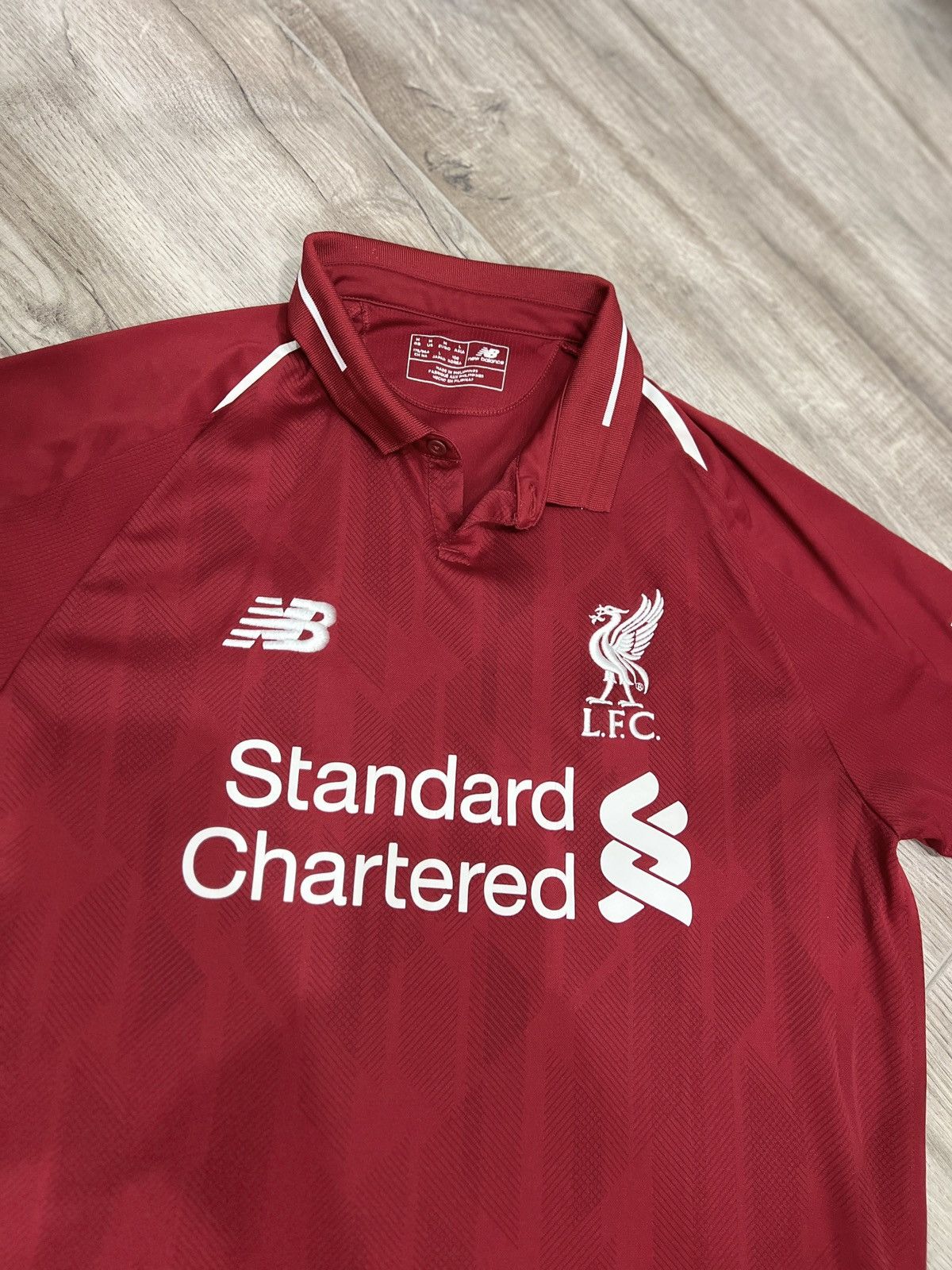 New Balance × Vintage Liverpool Red Short Sleeve Football Shirt Size US M / EU 48-50 / 2 - 2 Thumbnail