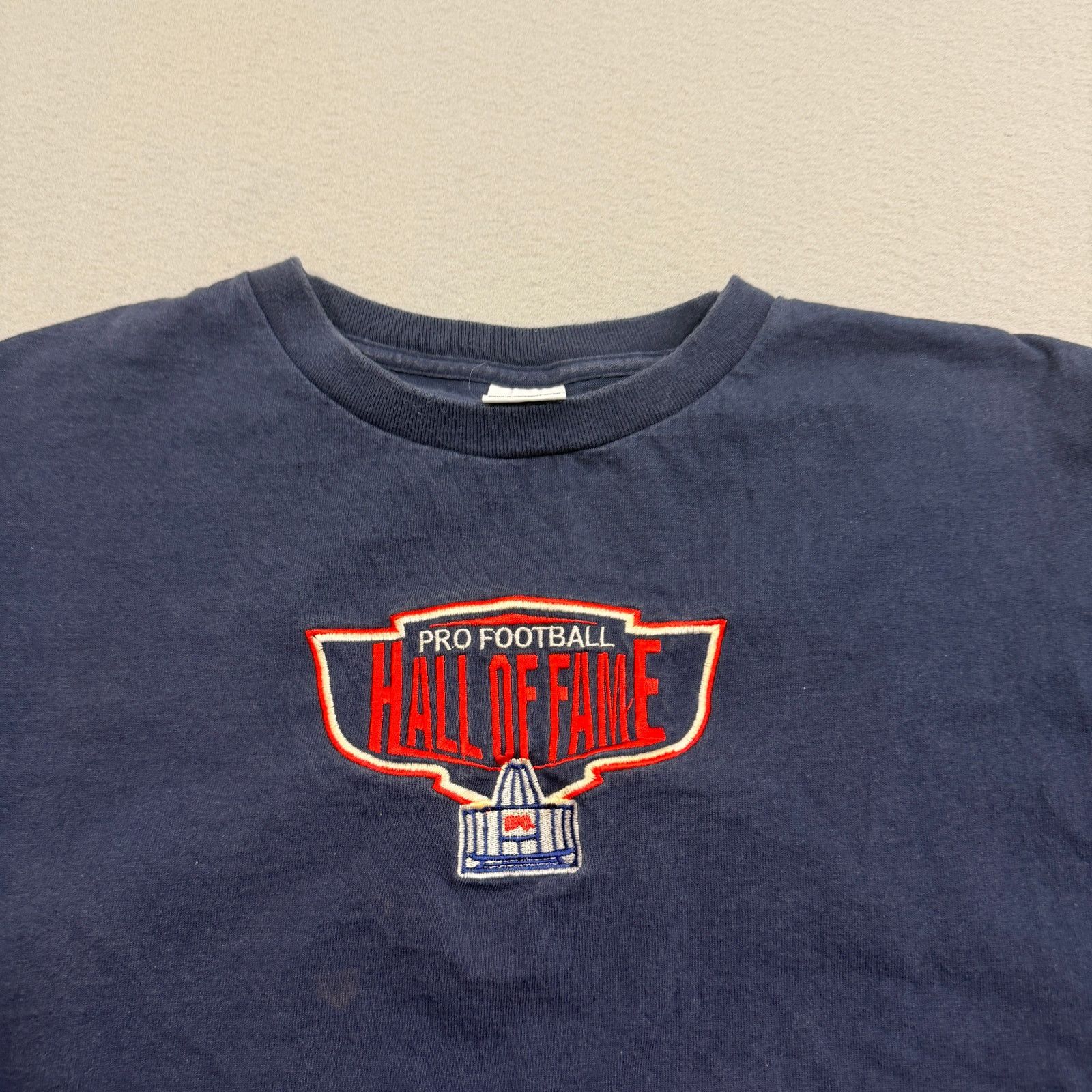 Vintage Vintage Pro Football Hall of Fame Shirt Men's XL Blue 90s Size US XL / EU 56 / 4 - 3 Thumbnail