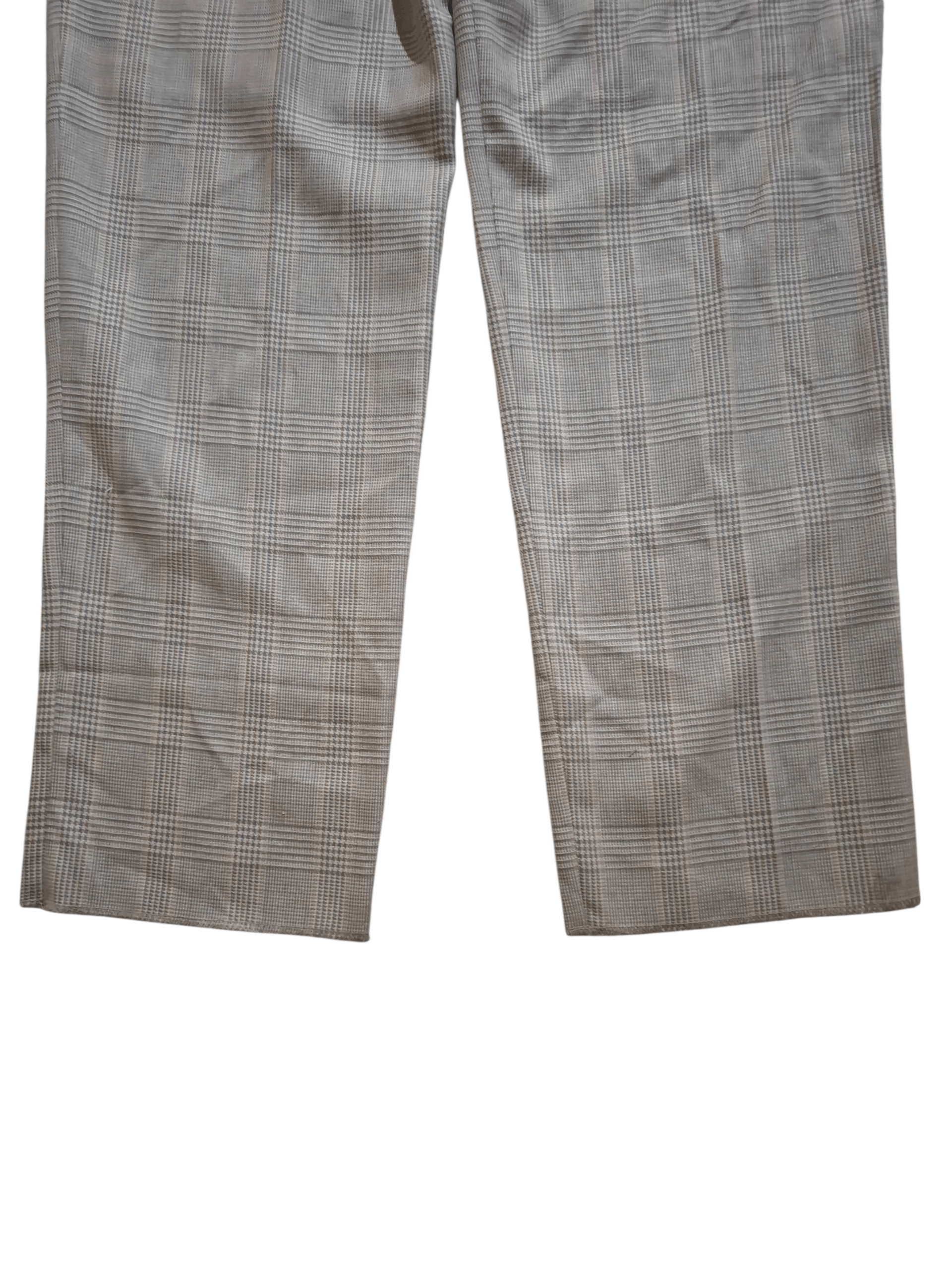 Dior Vintage 1993 Christian Dior Sports Plaid Trousers Size 25" / US 0 / IT 36 - 2 Thumbnail