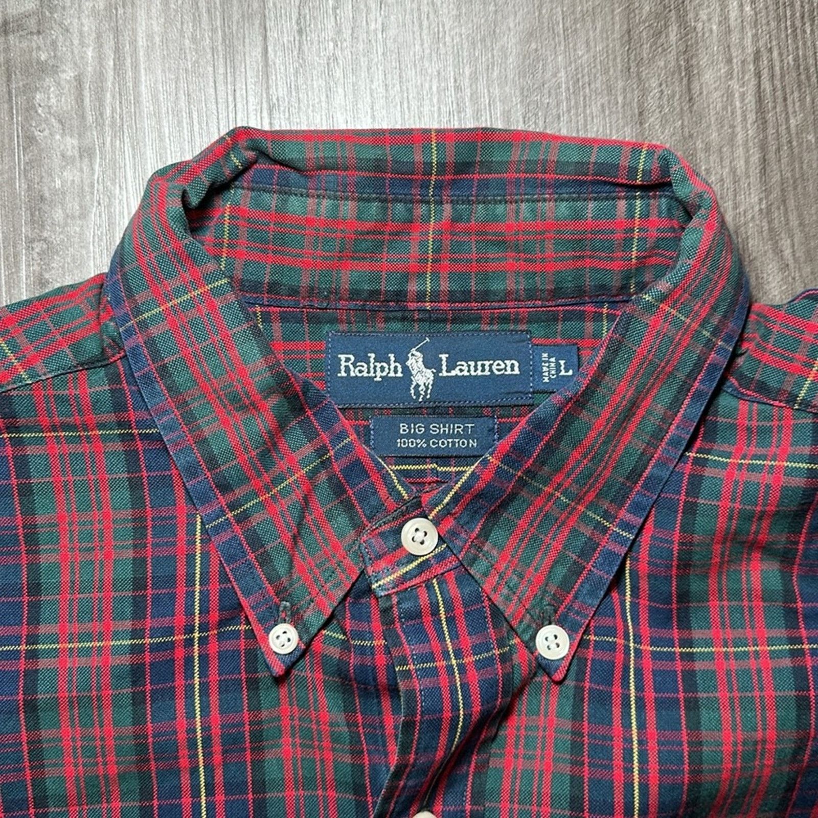 Ralph Lauren Ralph Lauren Big Shirt Long Sleeve Button Down - Large Size US L / EU 52-54 / 3 - 6 Thumbnail