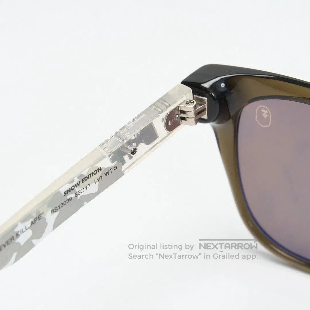 Bape Bape White Snow Limited Edition Sunglasses. Size ONE SIZE - 4 Thumbnail