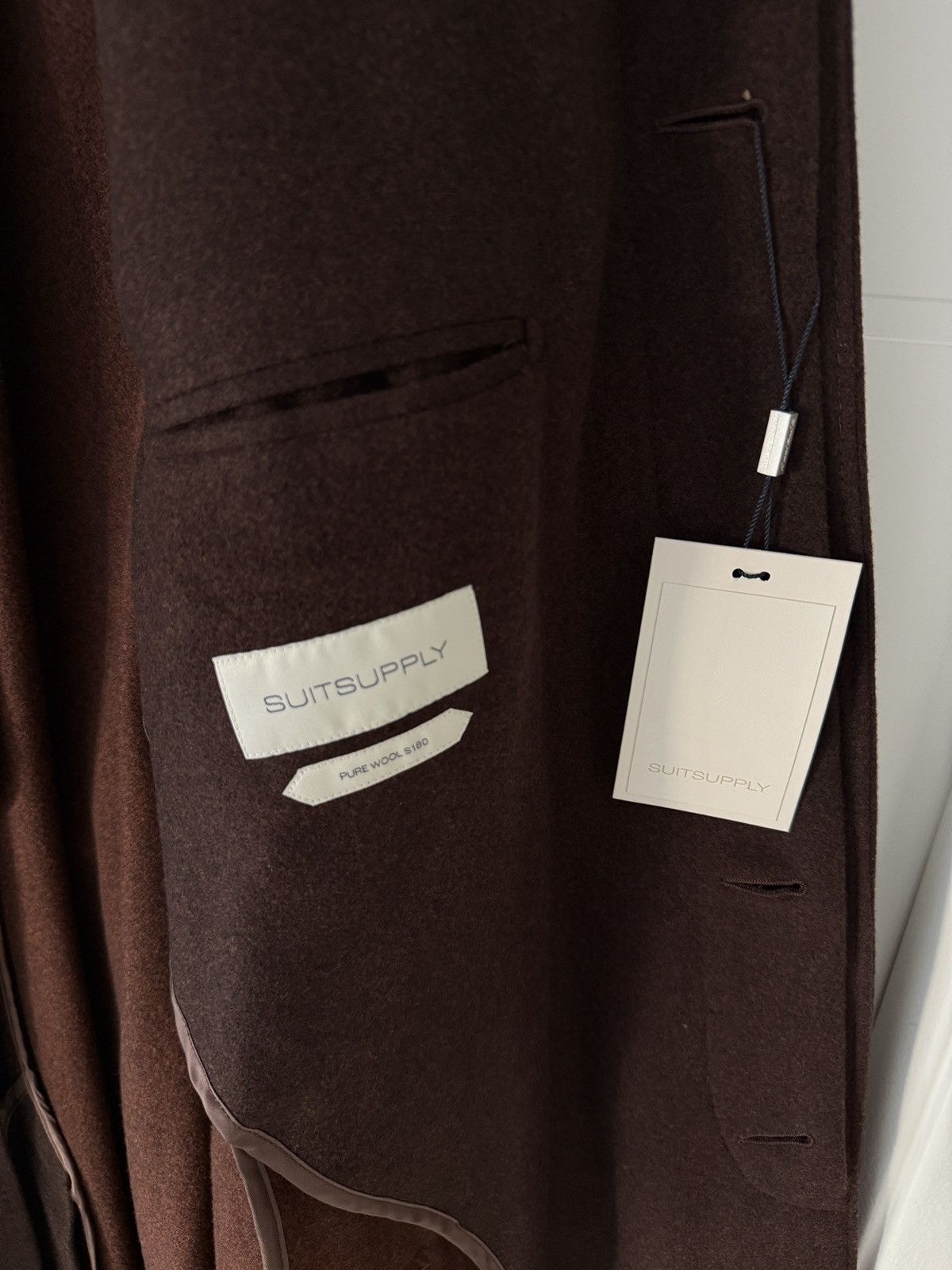 Suitsupply Suitsupply Brown Belted Overcoat Size US XL / EU 56 / 4 - 3 Thumbnail