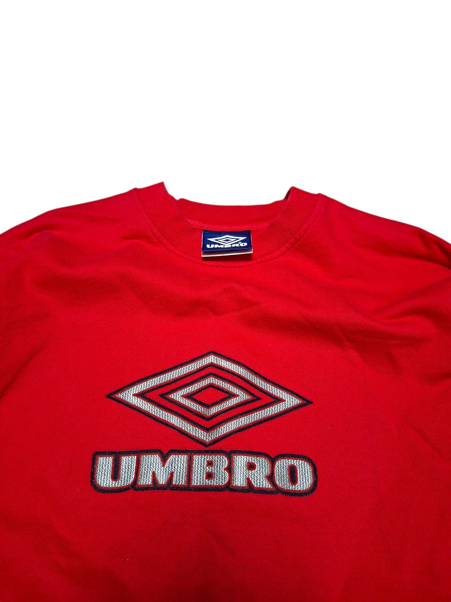 Umbro UMBRO VINTAGE 90S BIG LOGO MADE IN GREECE SWEATSHIRT Size US XXL / EU 58 / 5 - 2 Thumbnail