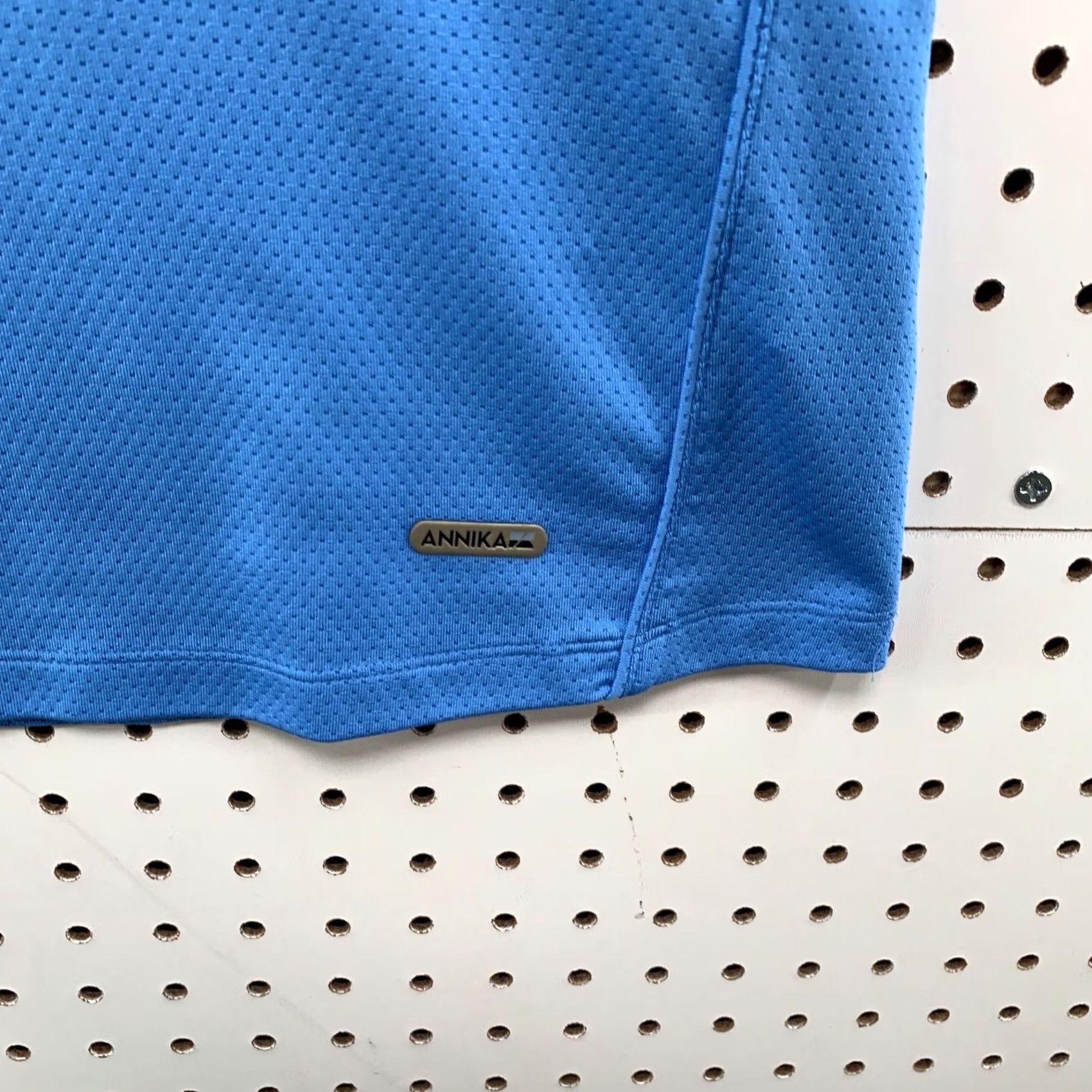 Vintage ANNIKA Polo Shirt Blue V Neck Small Womens Shirt Size S / US 4 / IT 40 - 7 Thumbnail