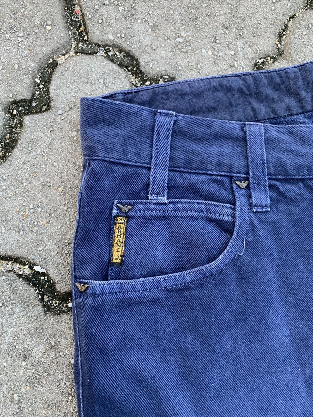 Armani × Vintage Rare! Vintage Armani Jeans Denim Jeans Pants Size US 31 - 5 Thumbnail