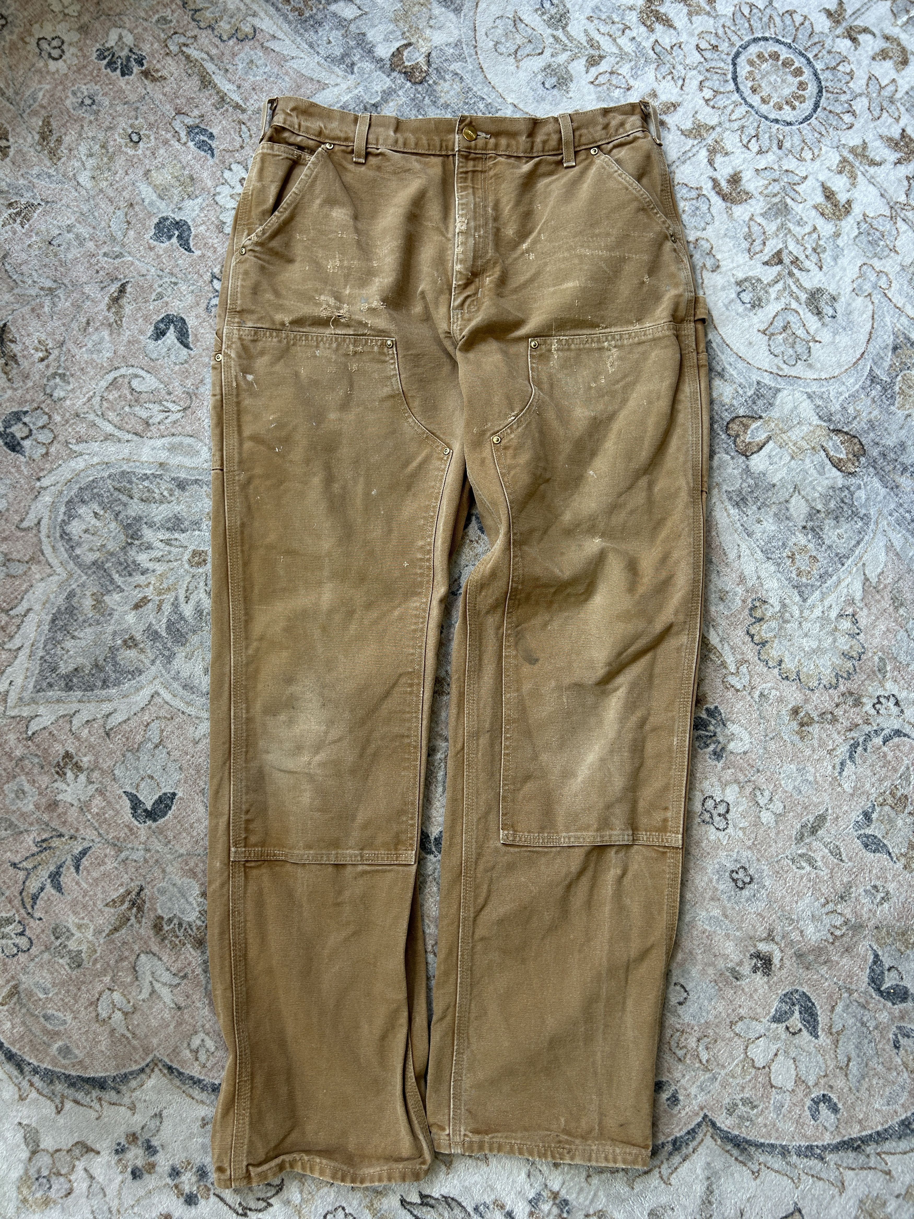 Carhartt Vintage Carhartt Canvas Double Knee Fit Pants Size 34W Size US 34 / EU 50 - 1 Thumbnail