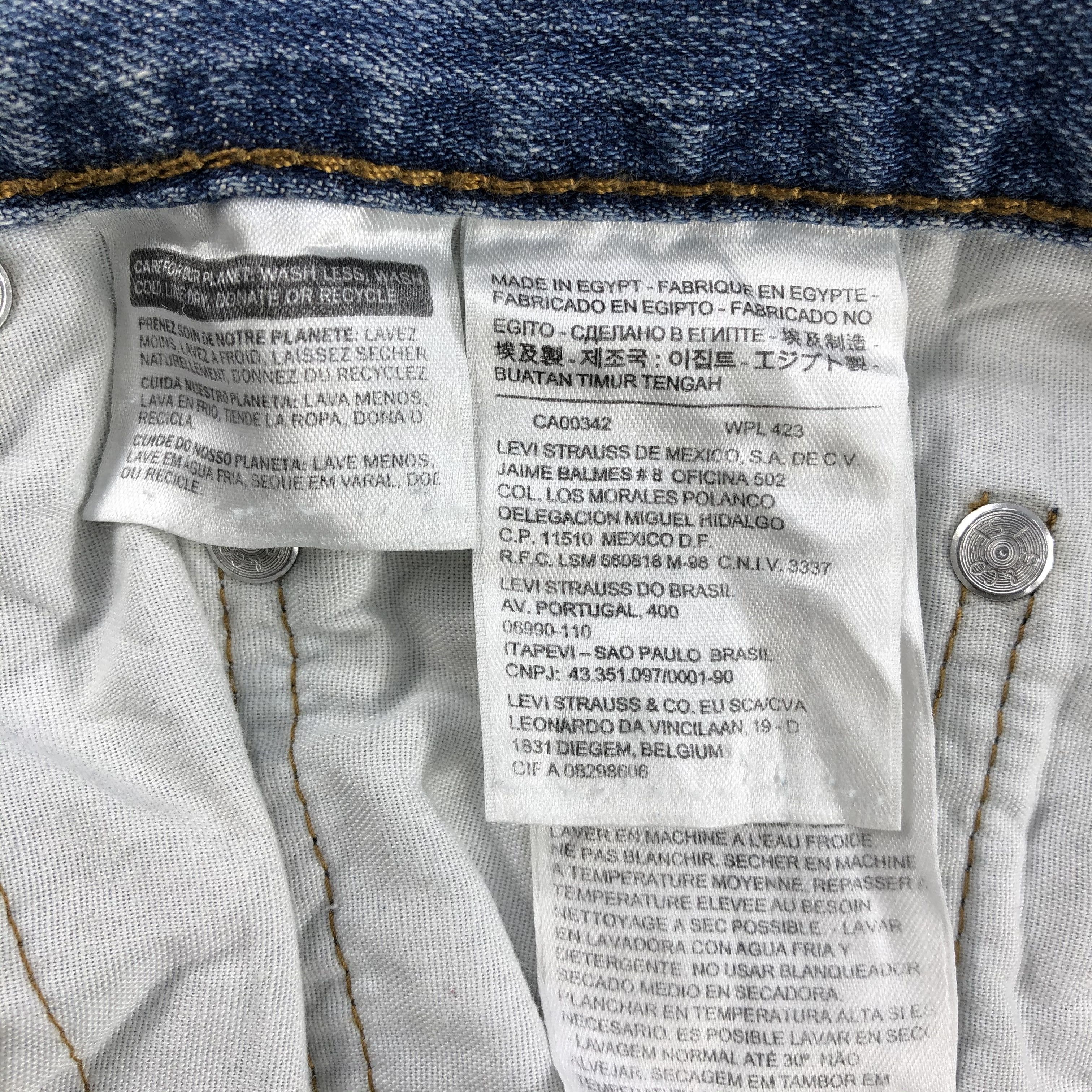 Levi's Vintage Light Wash Levis 559 Jeans-J2016 Size US 35 - 11 Thumbnail