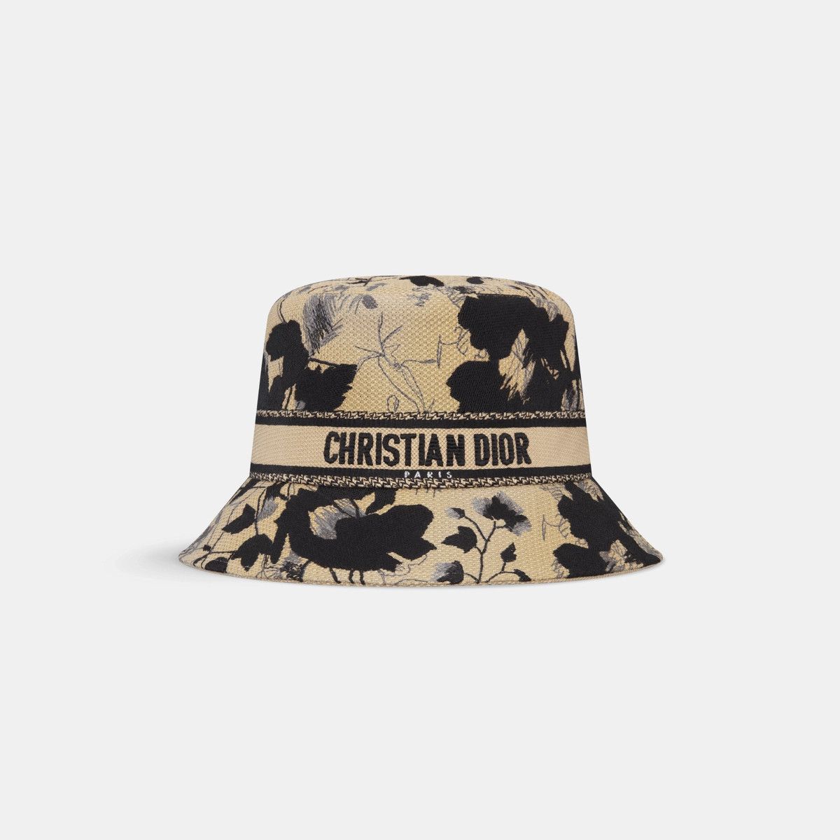 Dior o1bcso1str0226 Size:OS/Small Brim Bucket Hat in Beige/Black Size ONE SIZE - 2 Thumbnail