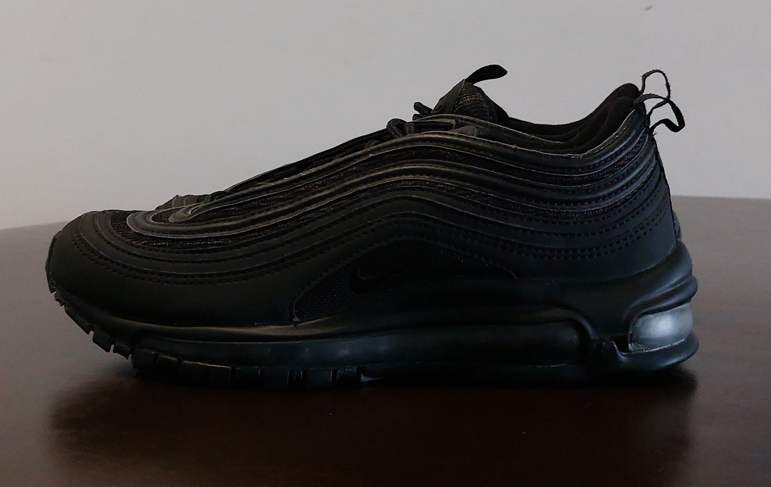 Nike Air Max 97 OG Triple Black (GS)