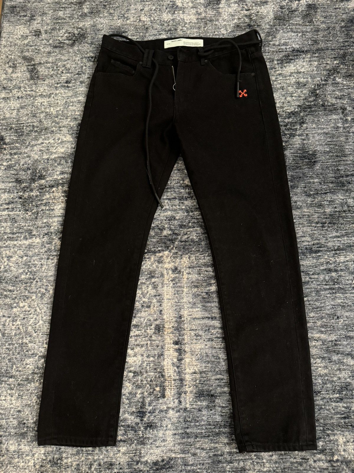 image of Off White Jeans in Black, Men's (Size 32)