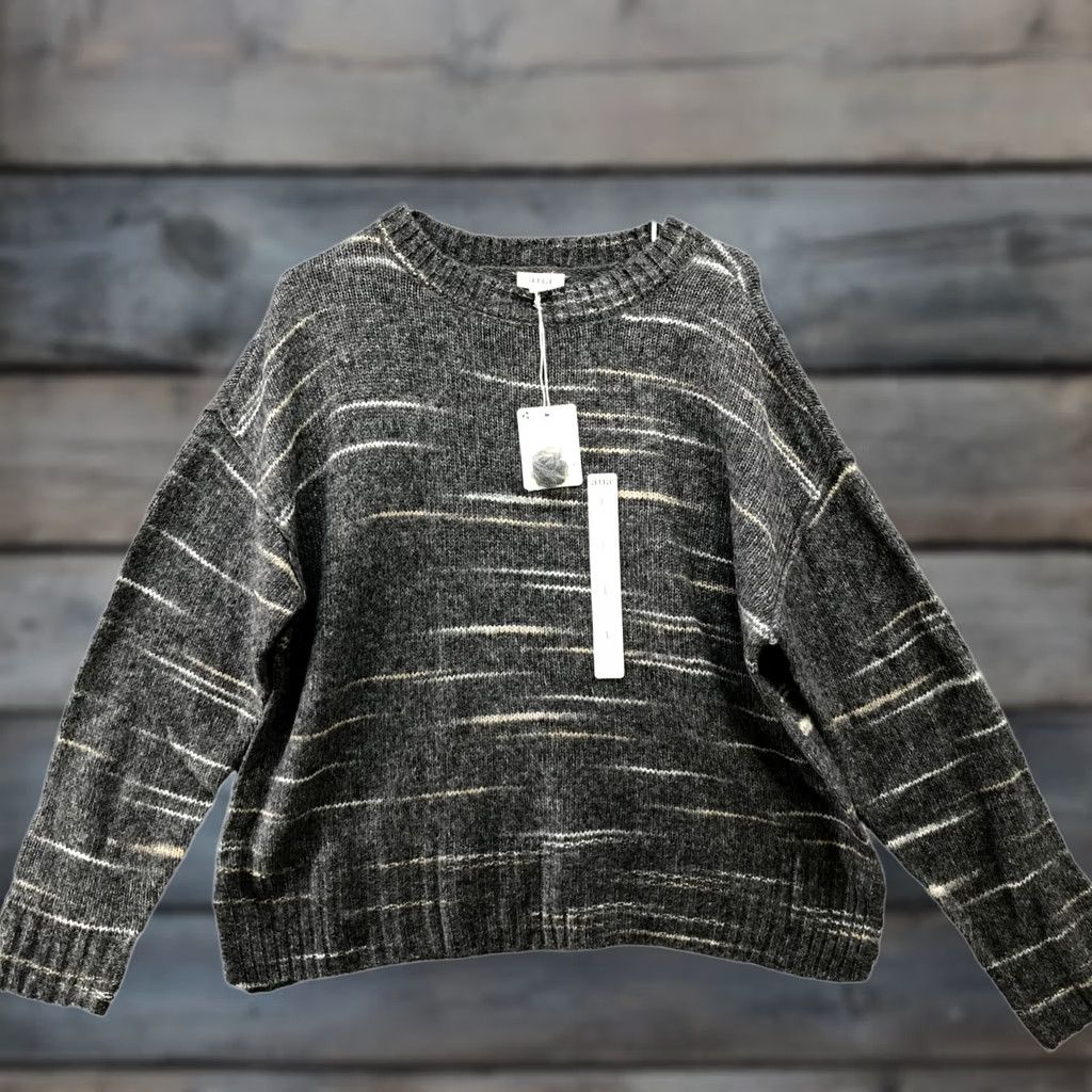 Vintage NWT A.N.A. Sweater Womens Large L Gray Crewneck Pullover Knit Stacatto Size L / US 10 / IT 46 - 1 Thumbnail