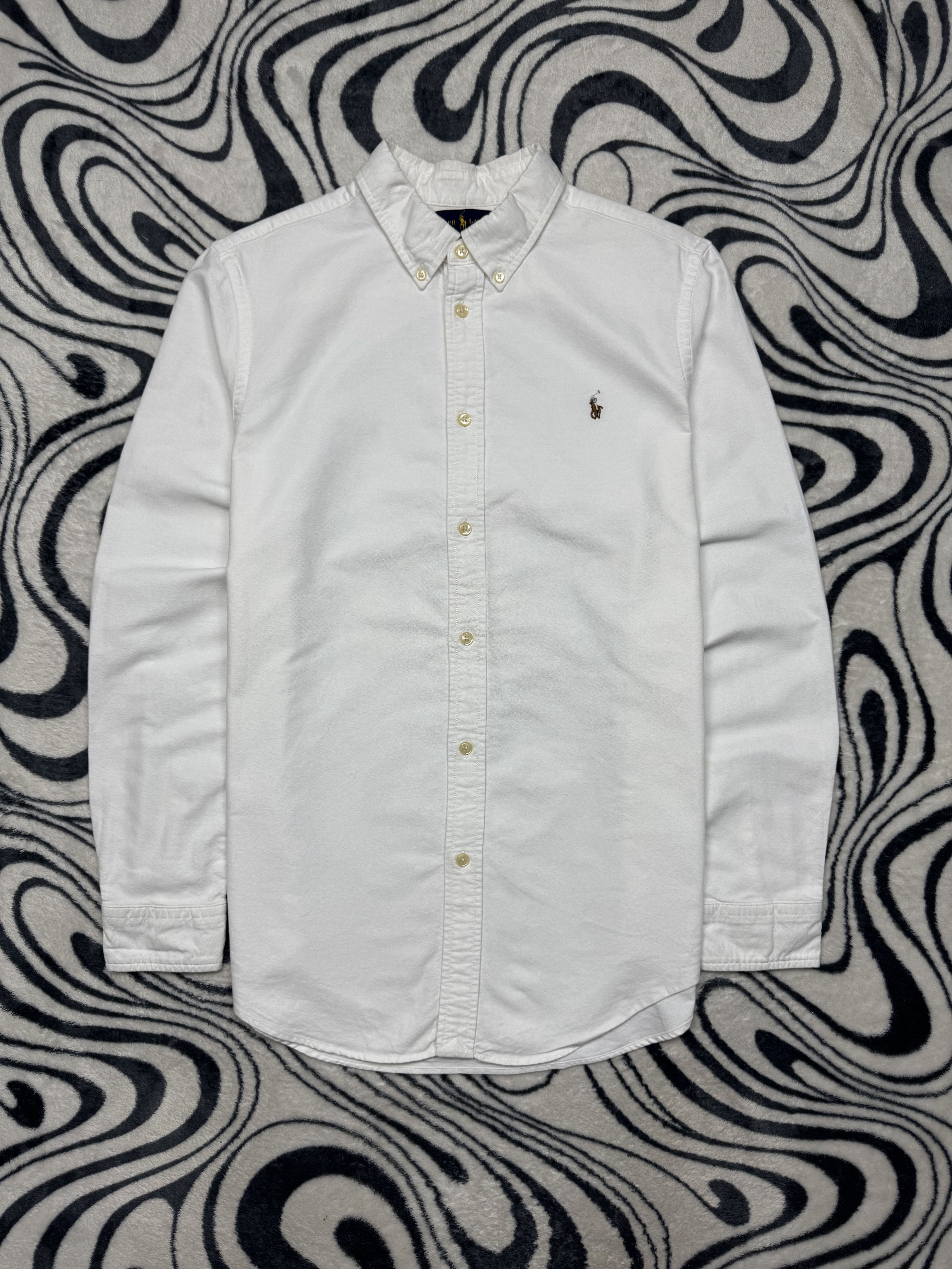 Polo Ralph Lauren Polo Ralph Lauren Mens Long Sleeve White Shirt Size US S / EU 44-46 / 1 - 1 Thumbnail