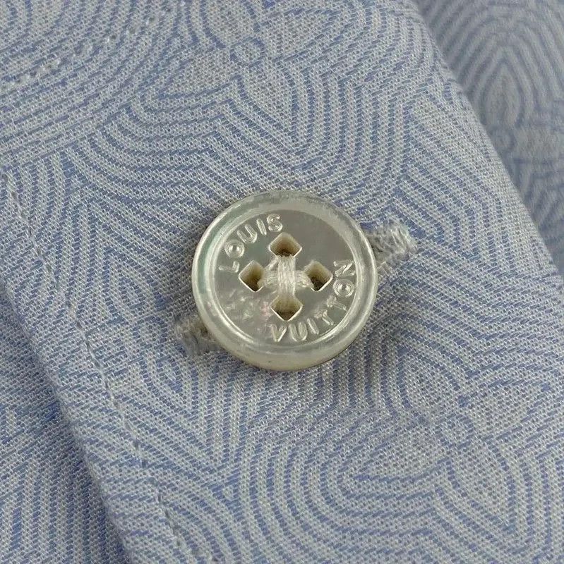 Other Louis Vuitton Light Blue Cotton Shirt for Women . Size M / US 6-8 / IT 42-44 - 2 Thumbnail