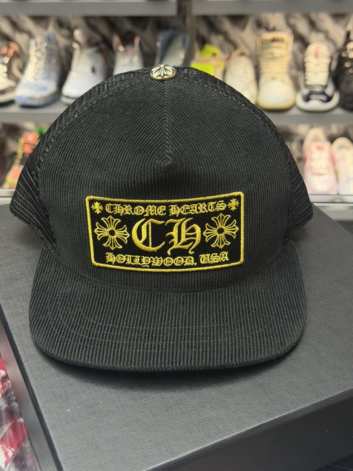Chrome Hearts Chrome Hearts Hollywood Corduroy Trucker Hat Size ONE SIZE - 2 Thumbnail