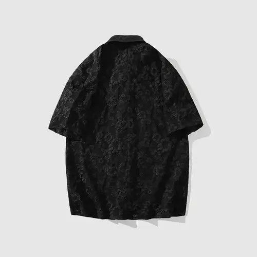 Japanese Brand Kuroda x Chisa Summer Fashion Casual Leaf Floral Shirt Size US L / EU 52-54 / 3 - 7 Thumbnail