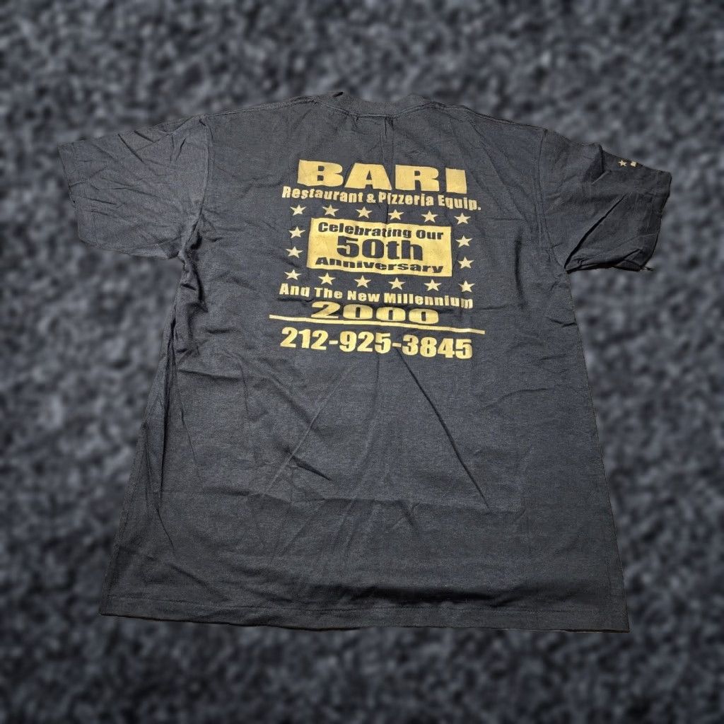 Equipment Vintage Mens XL 2000 Millennium T-Shirt Black Cotton 90s Logo Graphic Short Sleeve All Seasons Size US XL / EU 56 / 4 - 1 Thumbnail