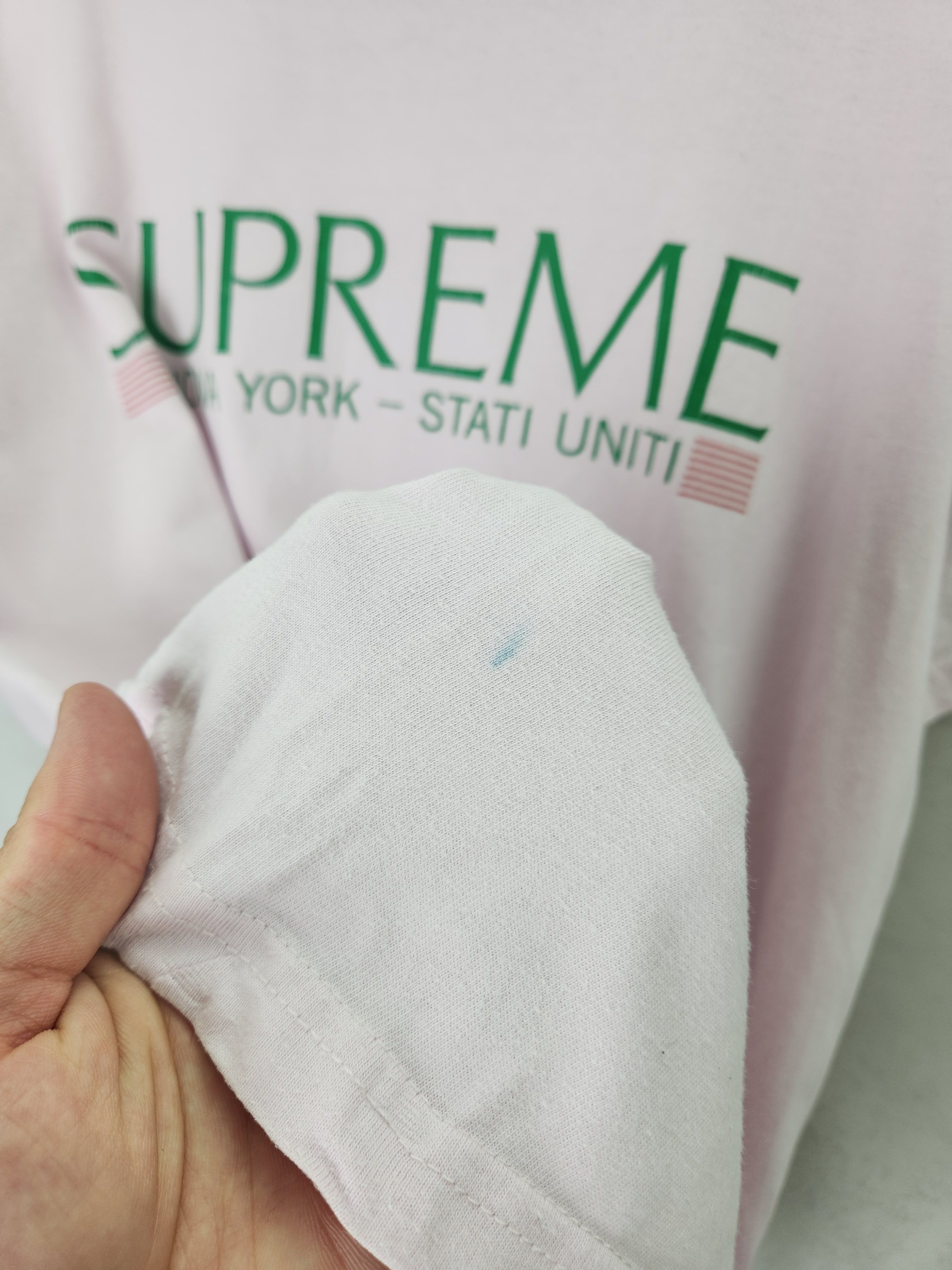Supreme Supreme Nuova york pink t shirt size M Size US M / EU 48-50 / 2 - 6 Thumbnail