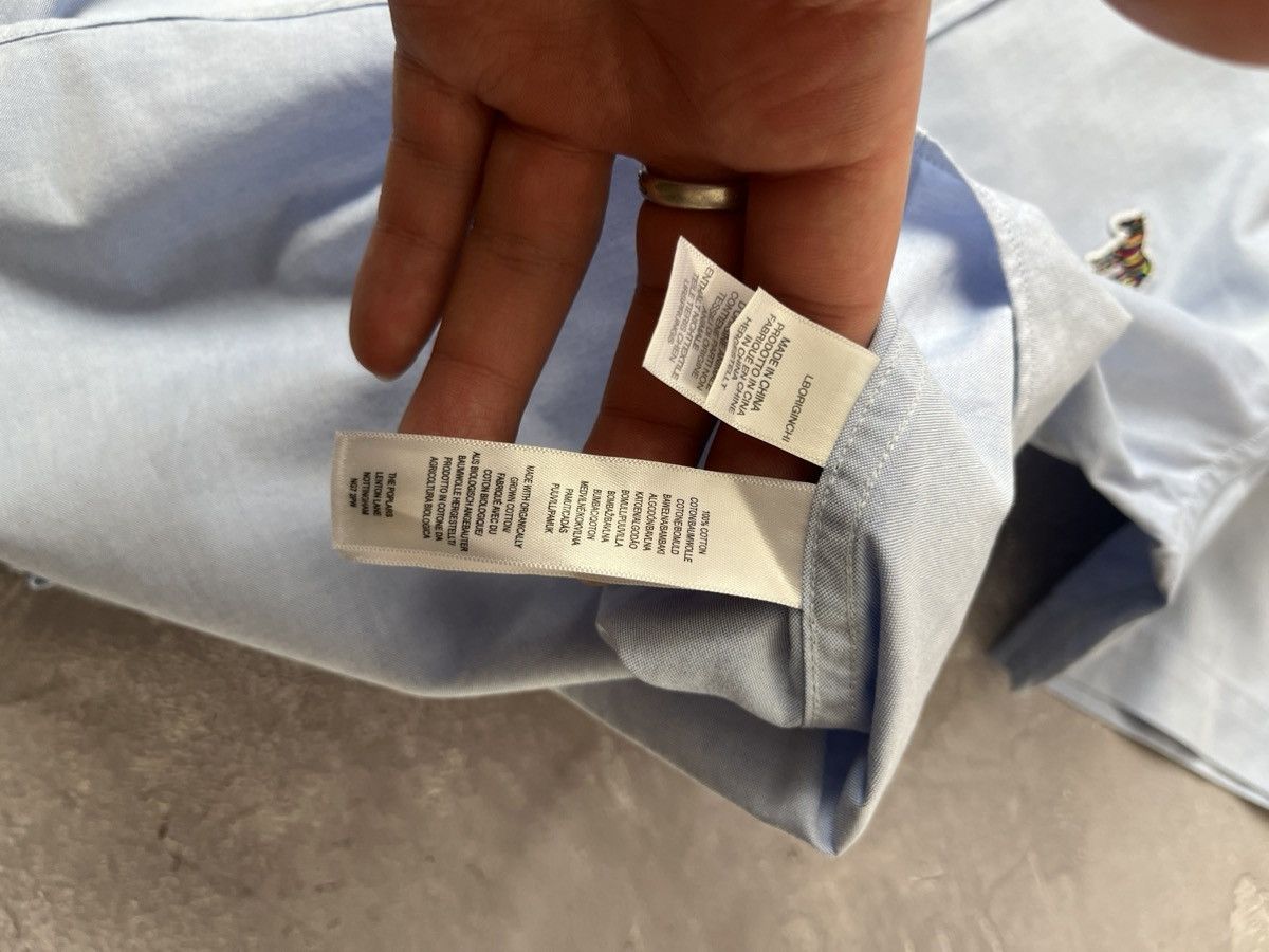 Paul Smith Paul Smith Tailored Fit Zebra Logo Short Sleeve Button Shirt Size US L / EU 52-54 / 3 - 6 Thumbnail