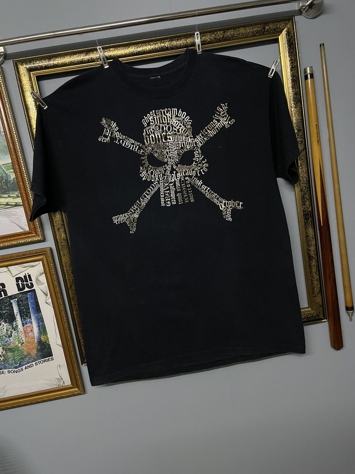 Vintage Vintage 1990s Ghost Scream Art Skull Big Print Photo Tshirt Size US L / EU 52-54 / 3 - 2 Thumbnail