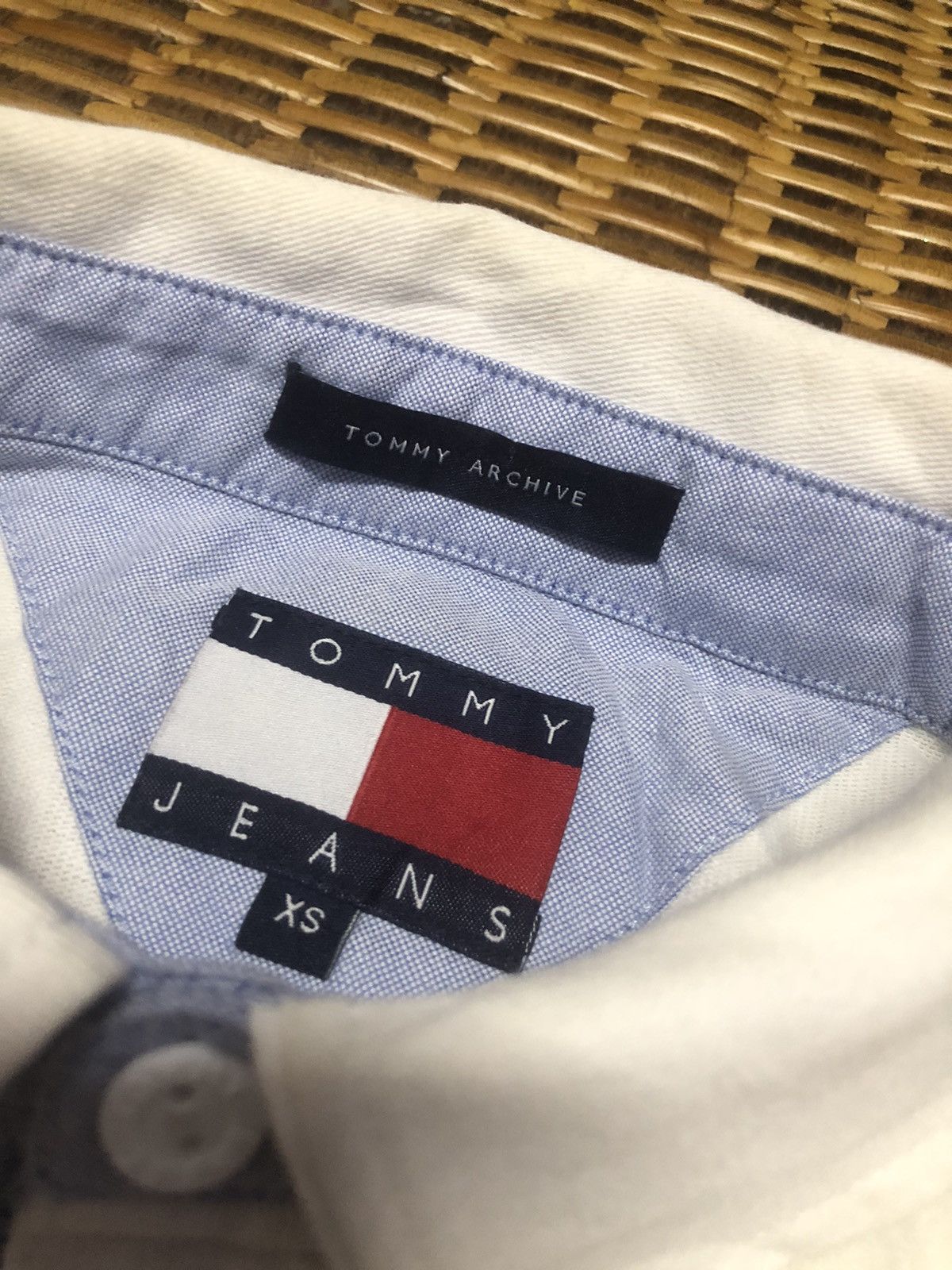 Tommy Hilfiger Tommy Jeans Tommy Hilfiger Big Logo Long Sleeve Polo Shirt Size US XS / EU 42 / 0 - 10 Thumbnail