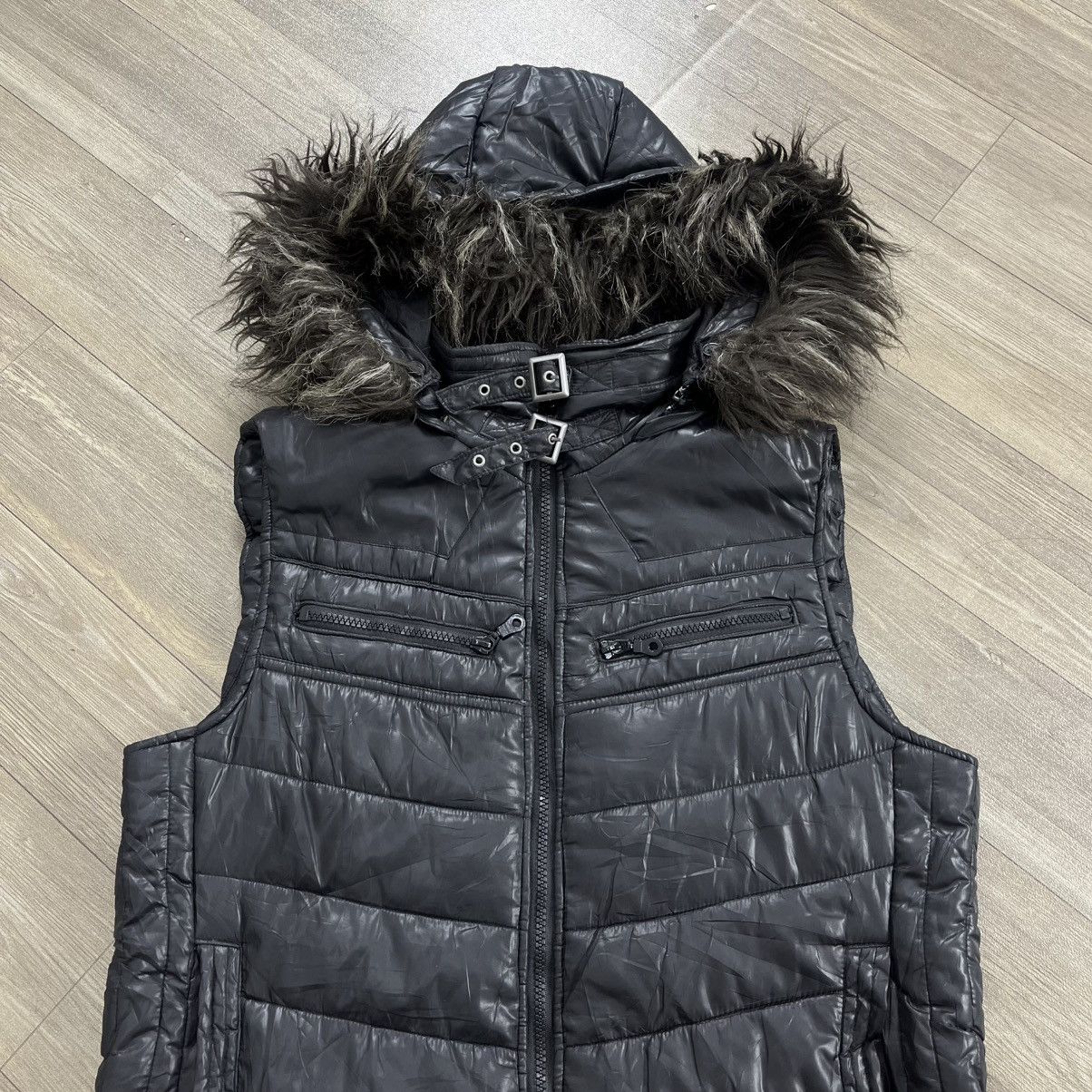 14th Addiction 2000s Mossimo IfSixWasNine Kmrii Gothic Lgb Fur Down Jacket Size US L / EU 52-54 / 3 - 5 Thumbnail