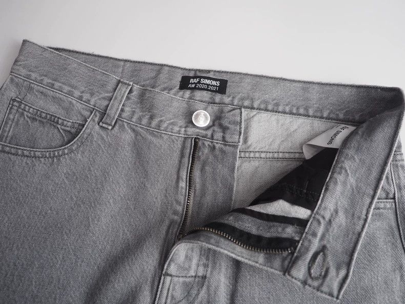 Raf Simons Raf simons Grey back zipper jeans Size US 29 - 3 Thumbnail