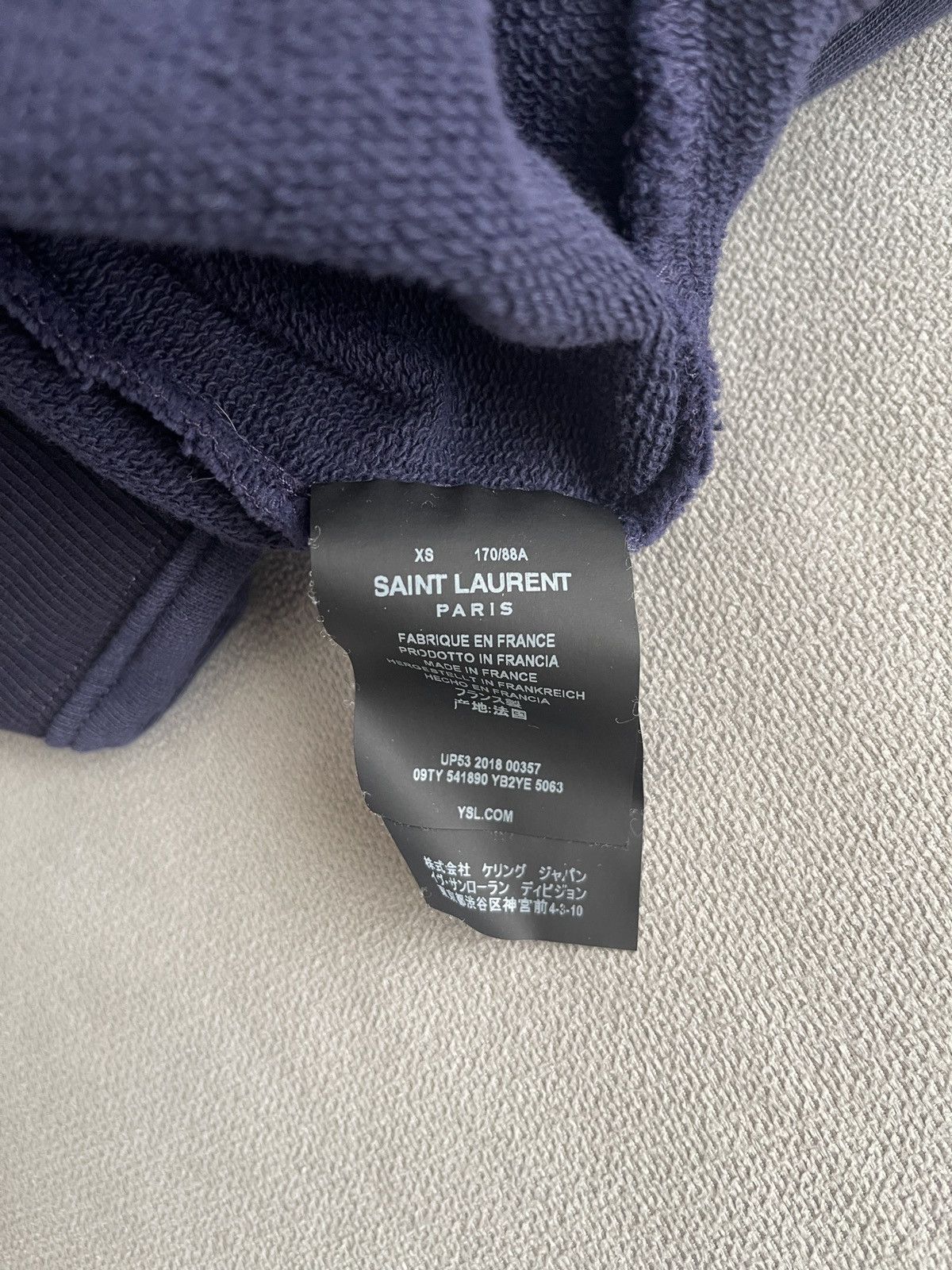 Saint Laurent Paris SAINT LAURENT LOGO HOODIE XS Size US XS / EU 42 / 0 - 4 Thumbnail