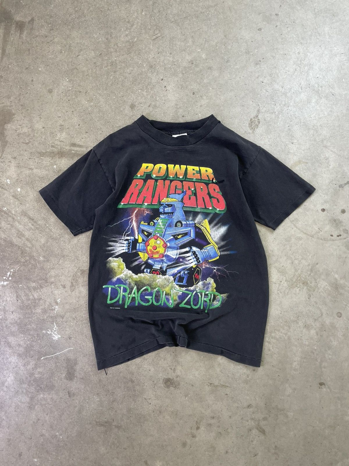 Vintage 90s Vintage Power Rangers Dragon Zord Tee Small Size US S / EU 44-46 / 1 - 1 Thumbnail