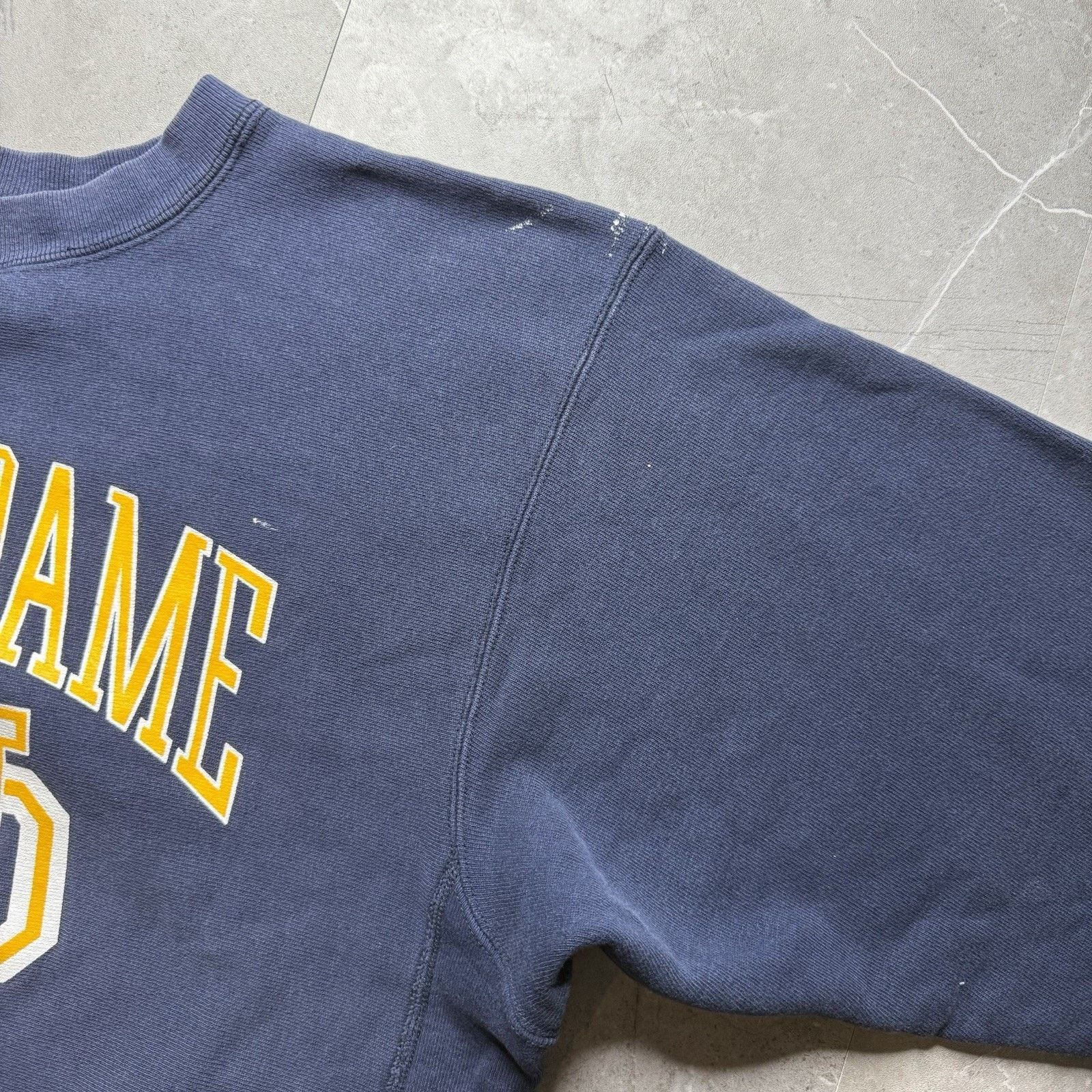 Champion Vintage 80s Notre Dame Champion Reverse Weave Crewneck Large Size US L / EU 52-54 / 3 - 6 Thumbnail