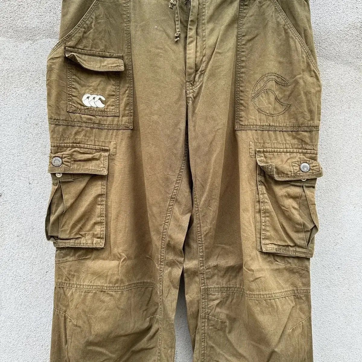 Canterbury of New Zealand 🔥 FYE 🔥 CANTERBURRY OF N.Z VINTAGE EMBROIDERY CARGO PANTS Size US 33 - 2 Thumbnail