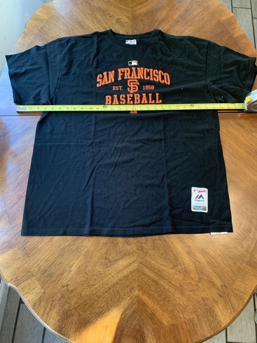 Majestic SF Giants majestic short sleeve tee Size US XXL / EU 58 / 5 - 3 Thumbnail