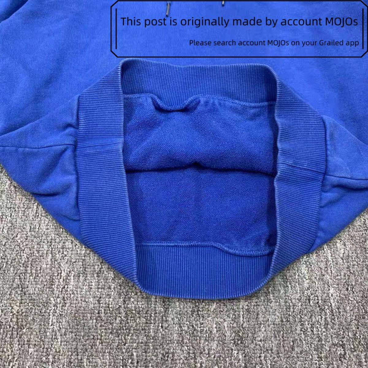Celine Sz XS Celine Logo Hood Blue Hoodie mojos1431 Size US XS / EU 42 / 0 - 6 Thumbnail