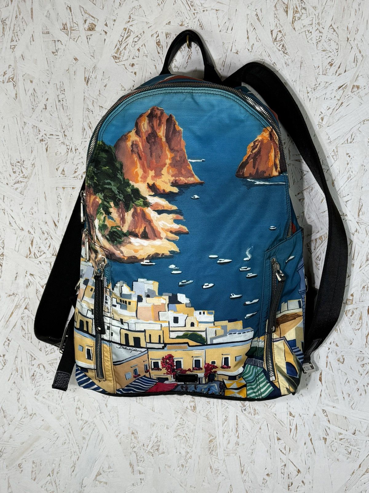 Dolce & Gabbana Dolce & Gabbana Capri L’isola Del Sole Backpack Rucksack Size ONE SIZE - 1 Thumbnail