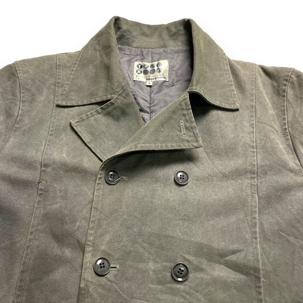 Takeo Kikuchi 🇯🇵 VINTAGE TAKEO KIKUCHI DOUBLE BREASTED BLAZER JACKET Size US L / EU 52-54 / 3 - 7 Thumbnail