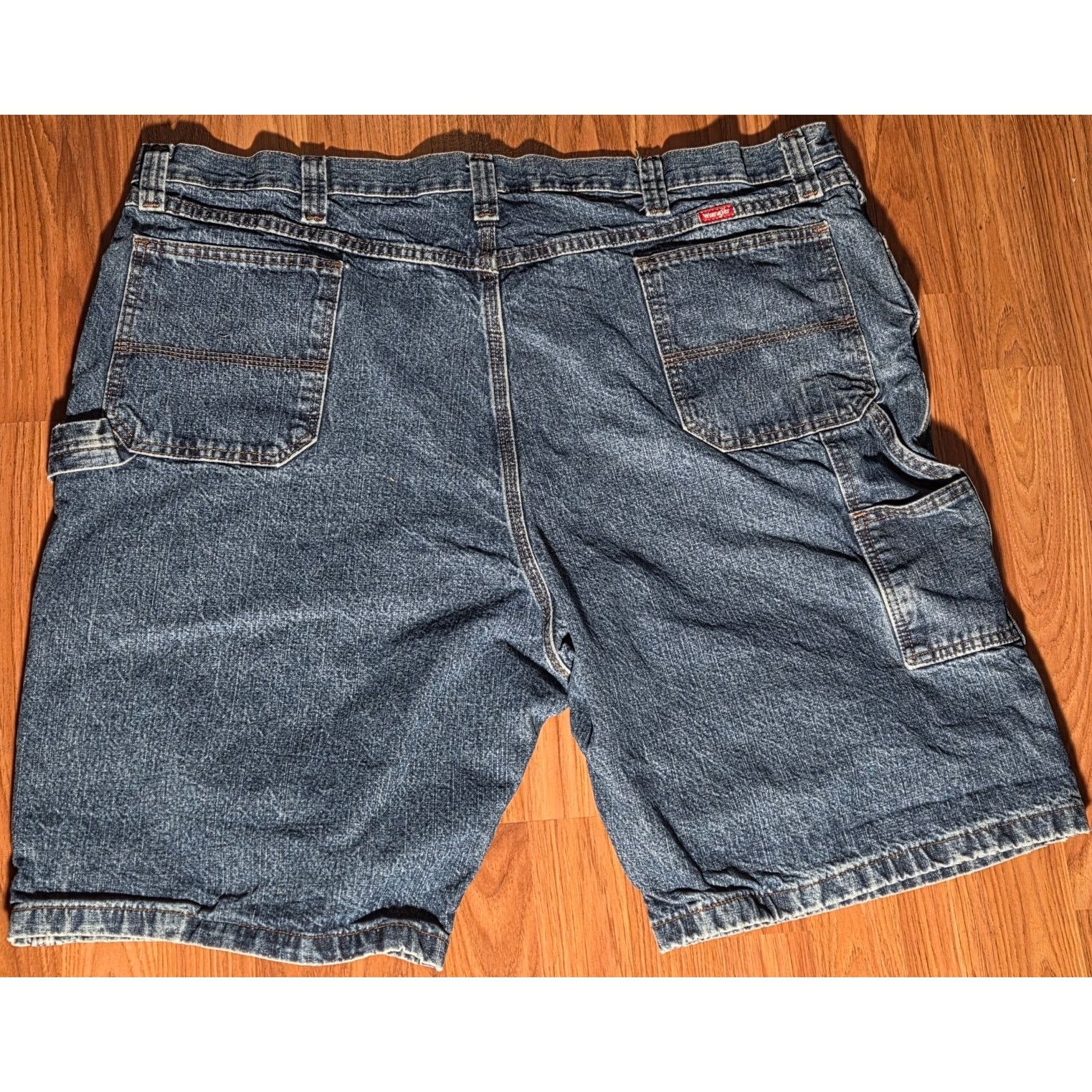 Wrangler Wrangler Men's Blue Denim Jean Shorts - Size 46 Comfort Fit Size US 44 / EU 60 - 2 Thumbnail