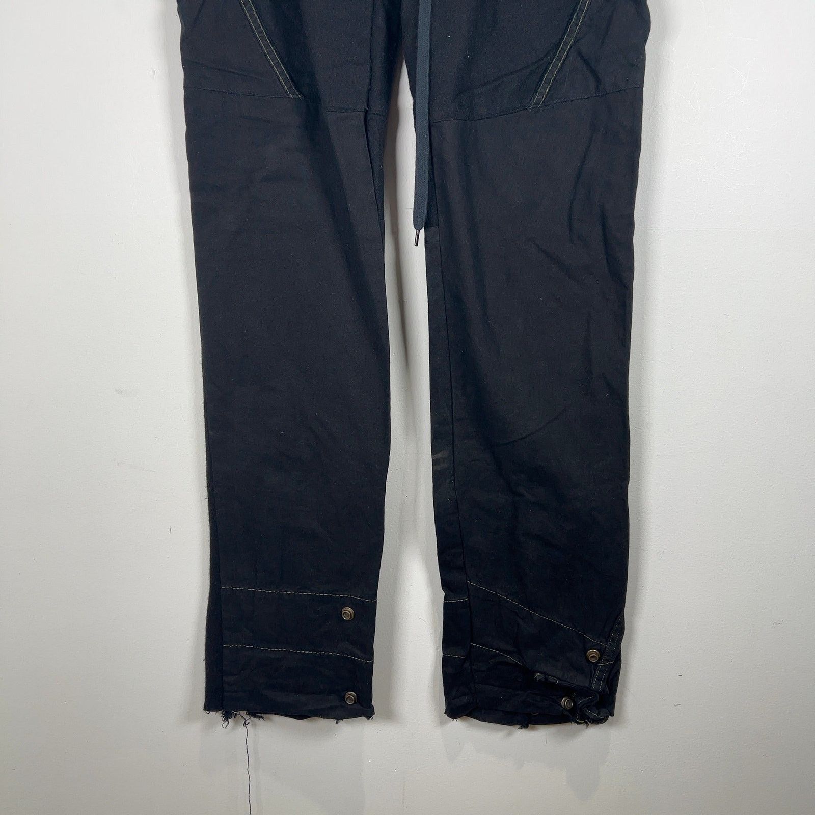 Greg Lauren Greg Lauren Baker Hybrid Black Pants Size US 36 / EU 52 - 3 Thumbnail