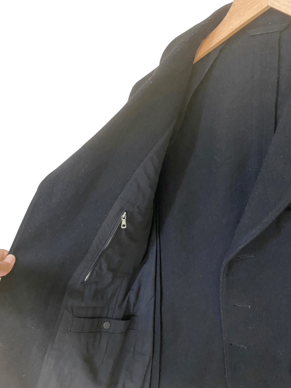 Christophe Lemaire × Lemaire FW18 Lamb Wool Double Breasted Coat Jacket Size US M / EU 48-50 / 2 - 4 Thumbnail