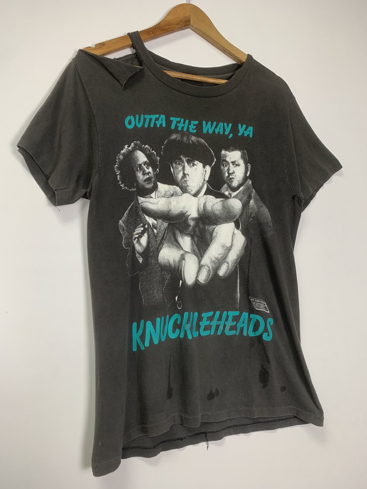 Vintage 🔥Vintage 1989 The Three Stooges Movie T-shirt Size US M / EU 48-50 / 2 - 4 Thumbnail