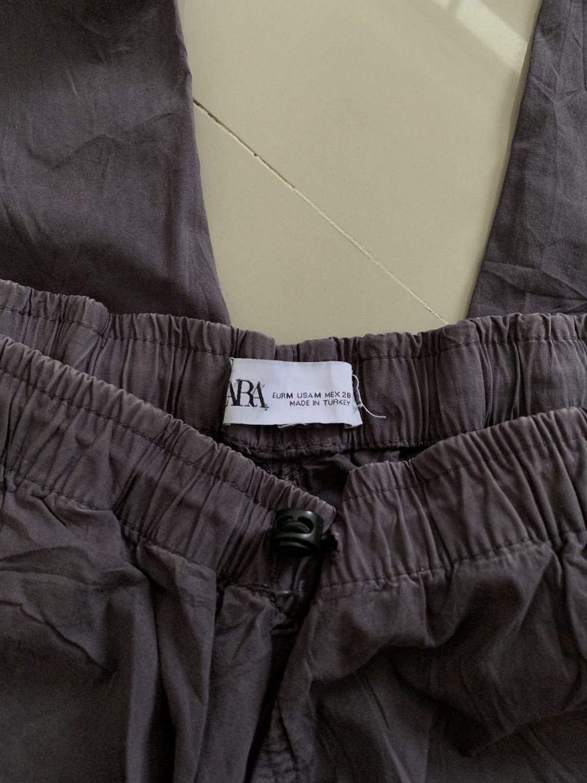 Japanese Brand Zara Twill Wide Balloon Pants Size US 32 / EU 48 - 4 Thumbnail