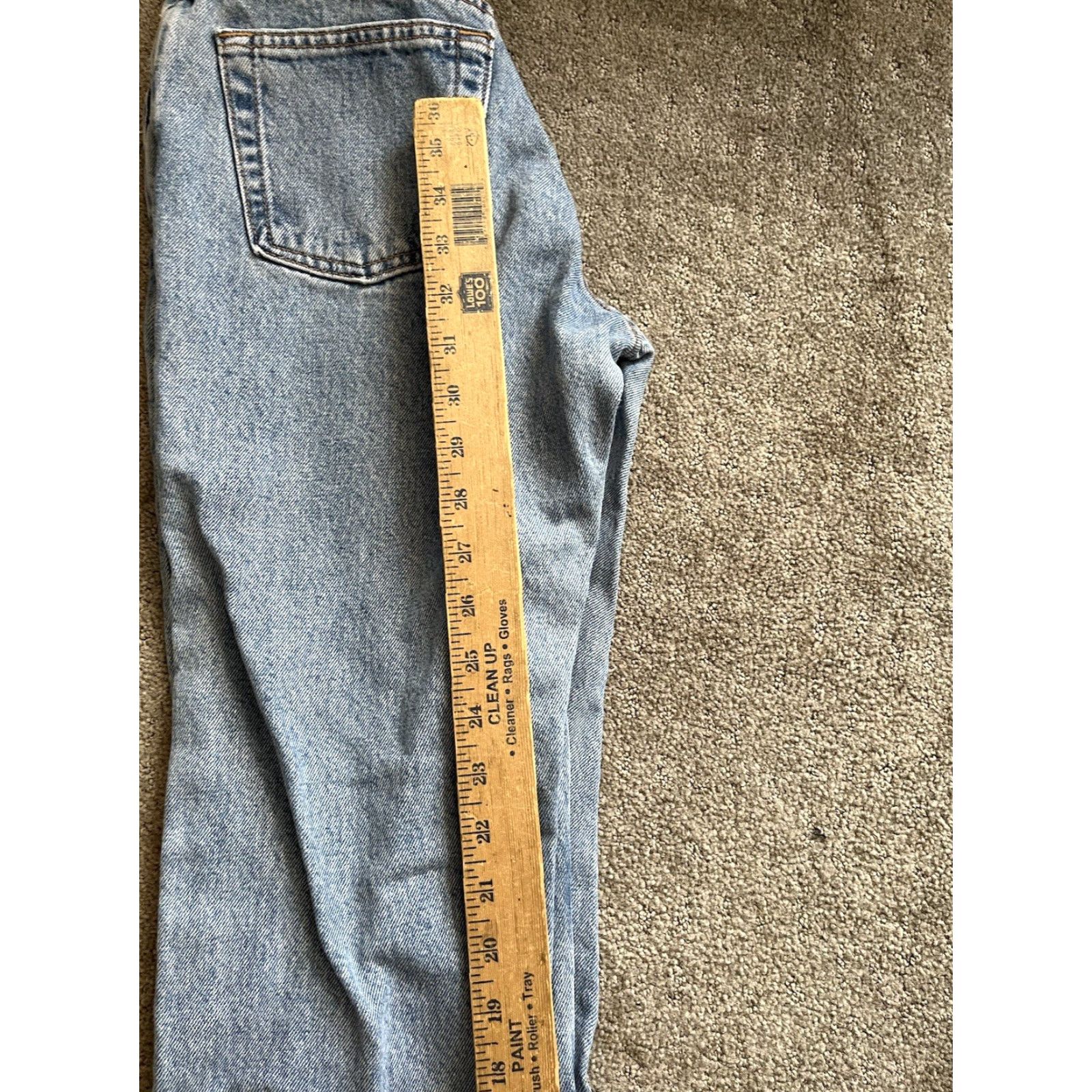 Gap VINTAGE Distressed 90s Gap Classic Fit Tapered Jeans Womens ACTUAL 24x31 Denim Size 42" / US 20 - 7 Thumbnail